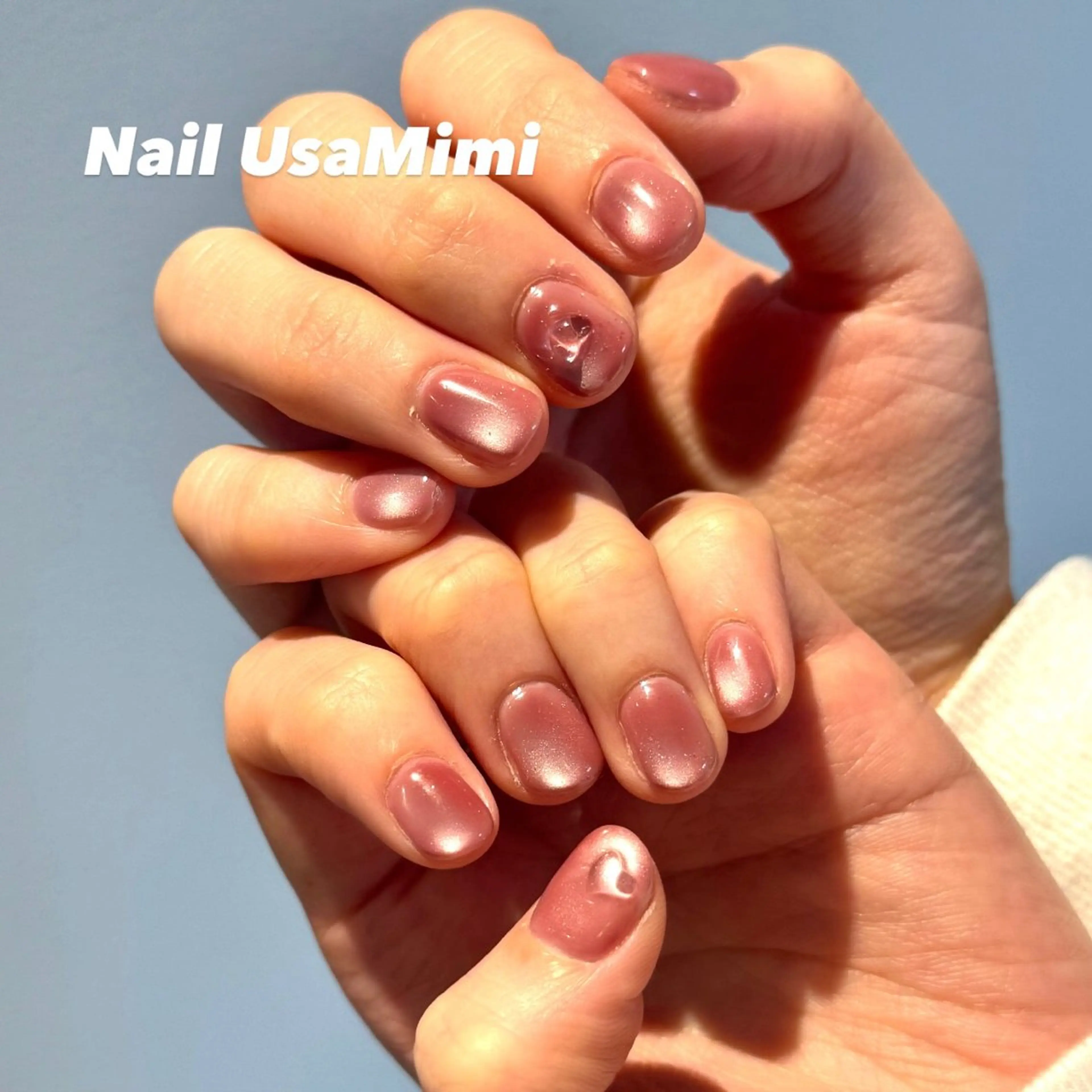ネイル マグネットネイル 本町ネイルNail UsaMimiのネイルデザイン