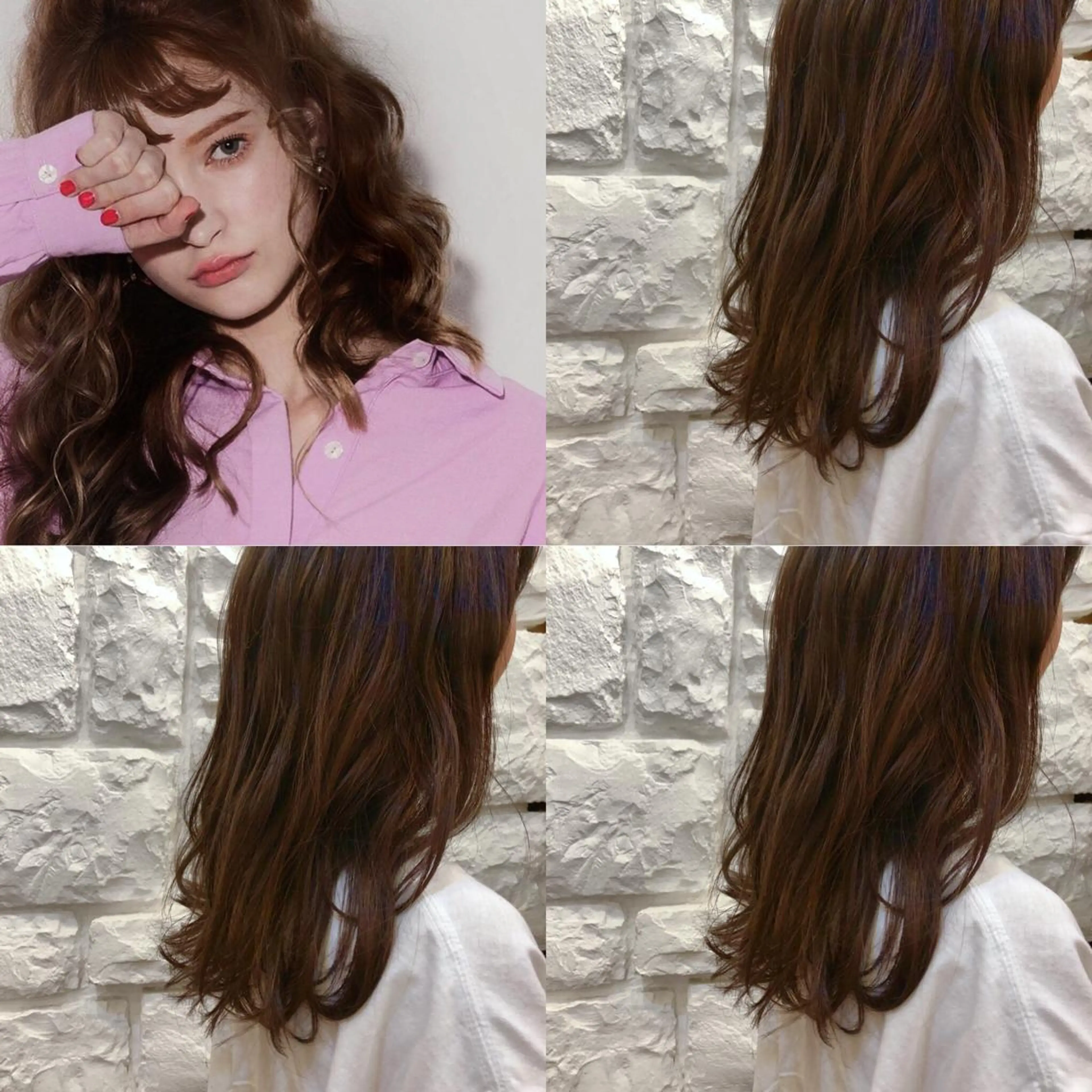 カラー ブラウンカラー Nao ナオのヘアスタイル