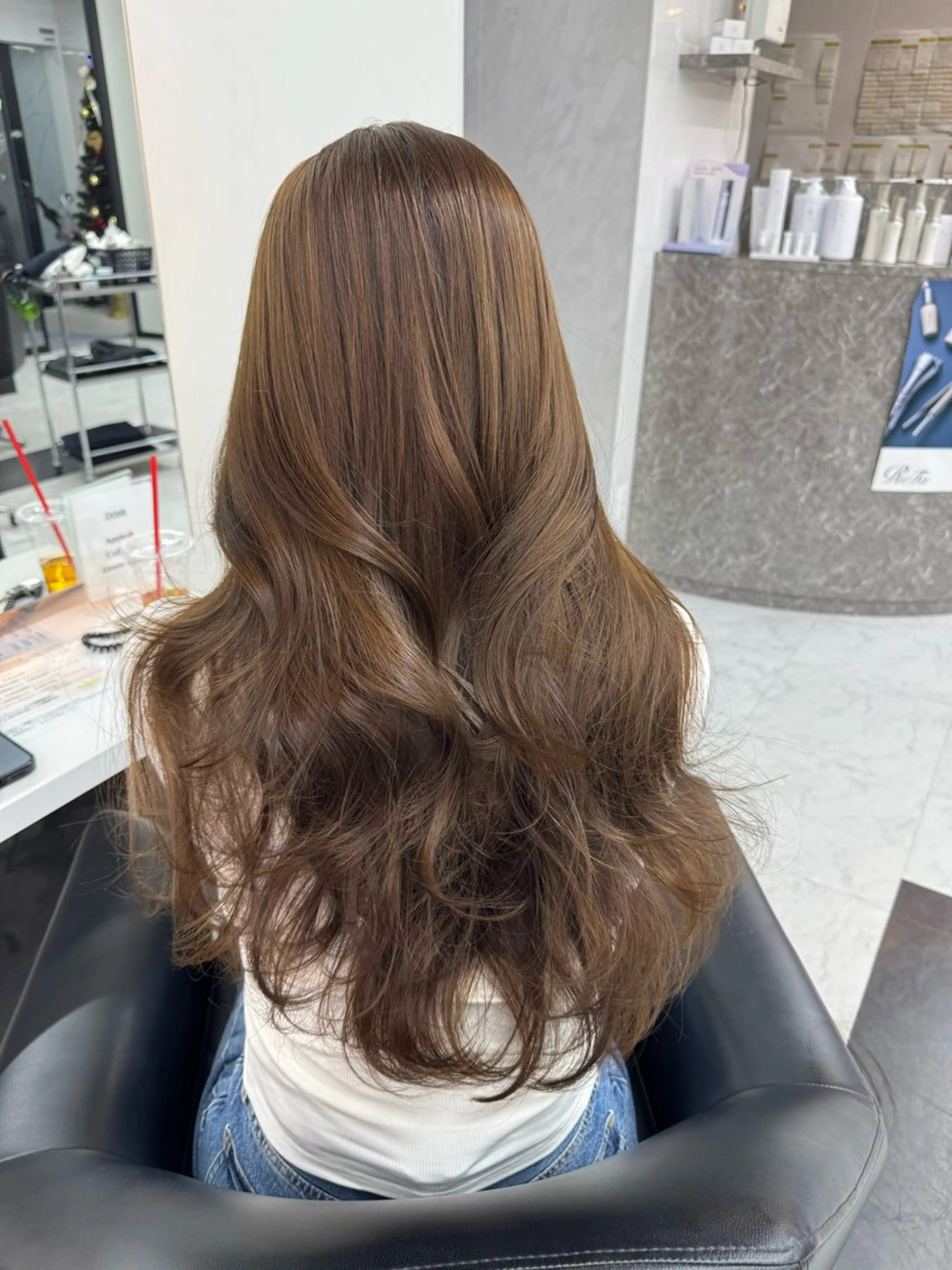 ロング カット ヘアカラー トリートメント ALEAP owl 平野 宏樹のヘアスタイル