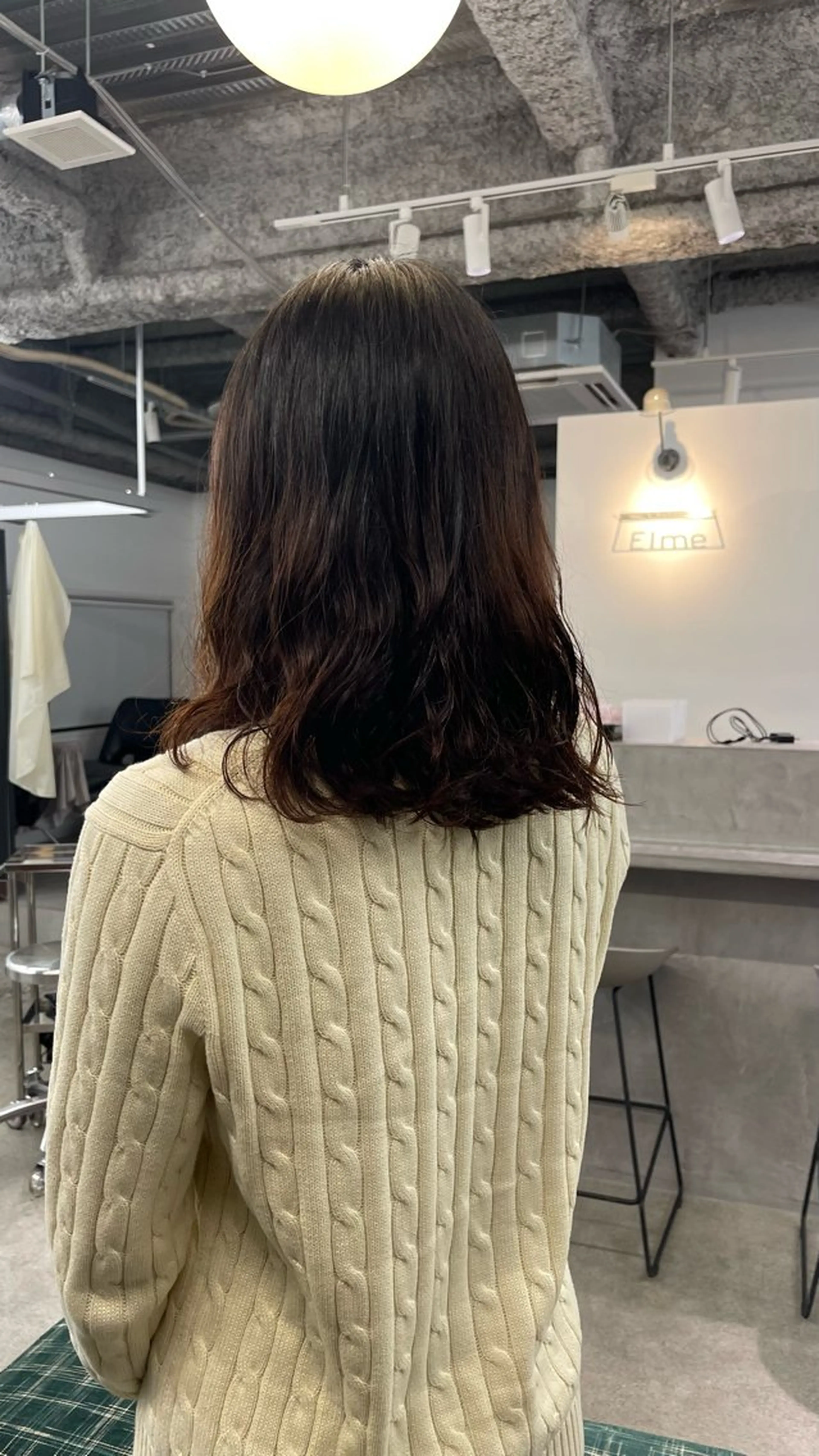 ミディアム パーマ イージーパーマ募集 平口はのんのヘアスタイル