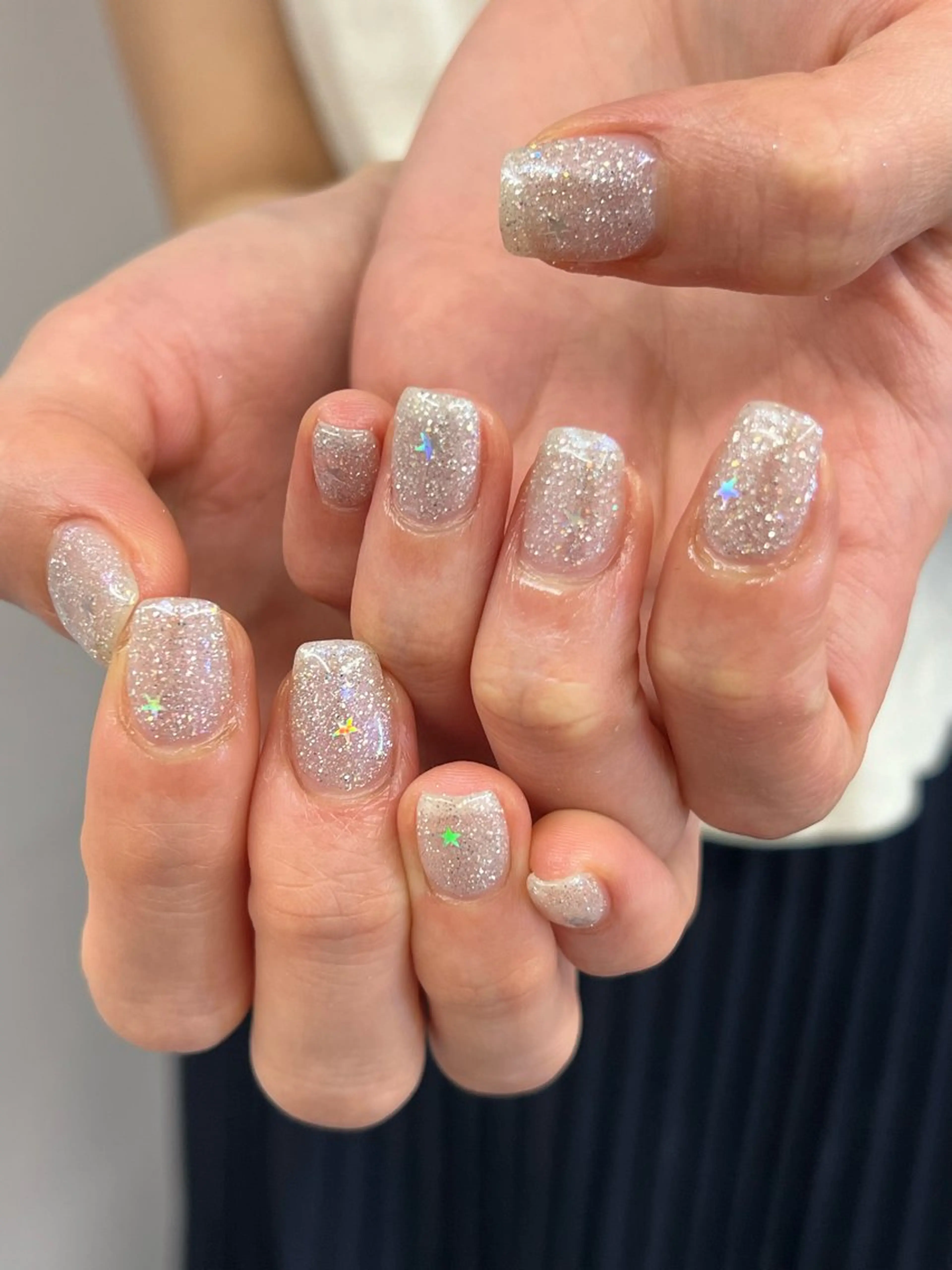 ネイル フラッシュネイル ジェルネイル 韓国ネイル マグネットネイル ニュアンスネイル ハンドネイル ハンドケア Bana_ Nailのネイルデザイン