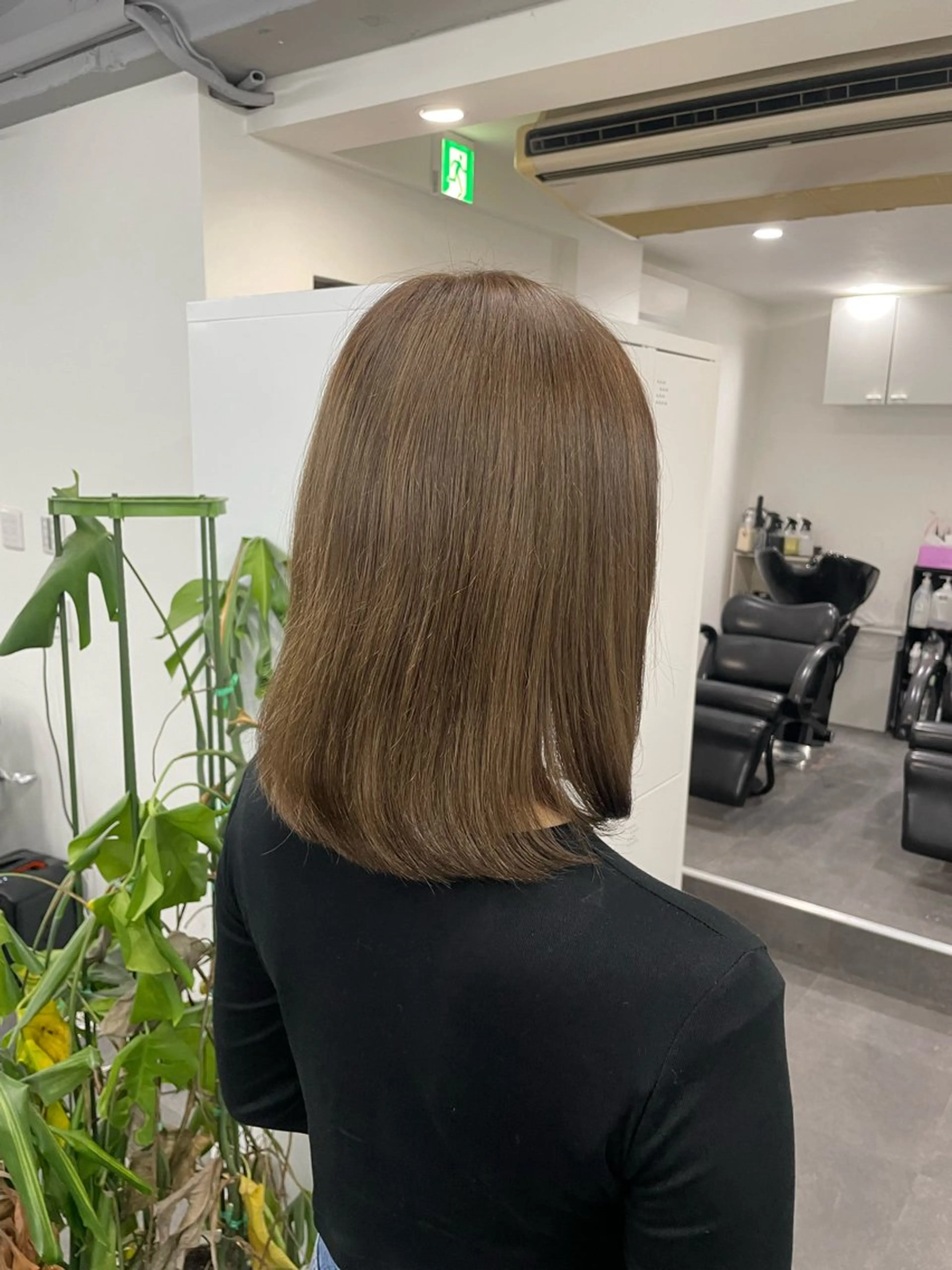セミロング ヘアカラー soyon心斎橋所属・♡透明感/艶カラー/ M a I ♡のヘアスタイル