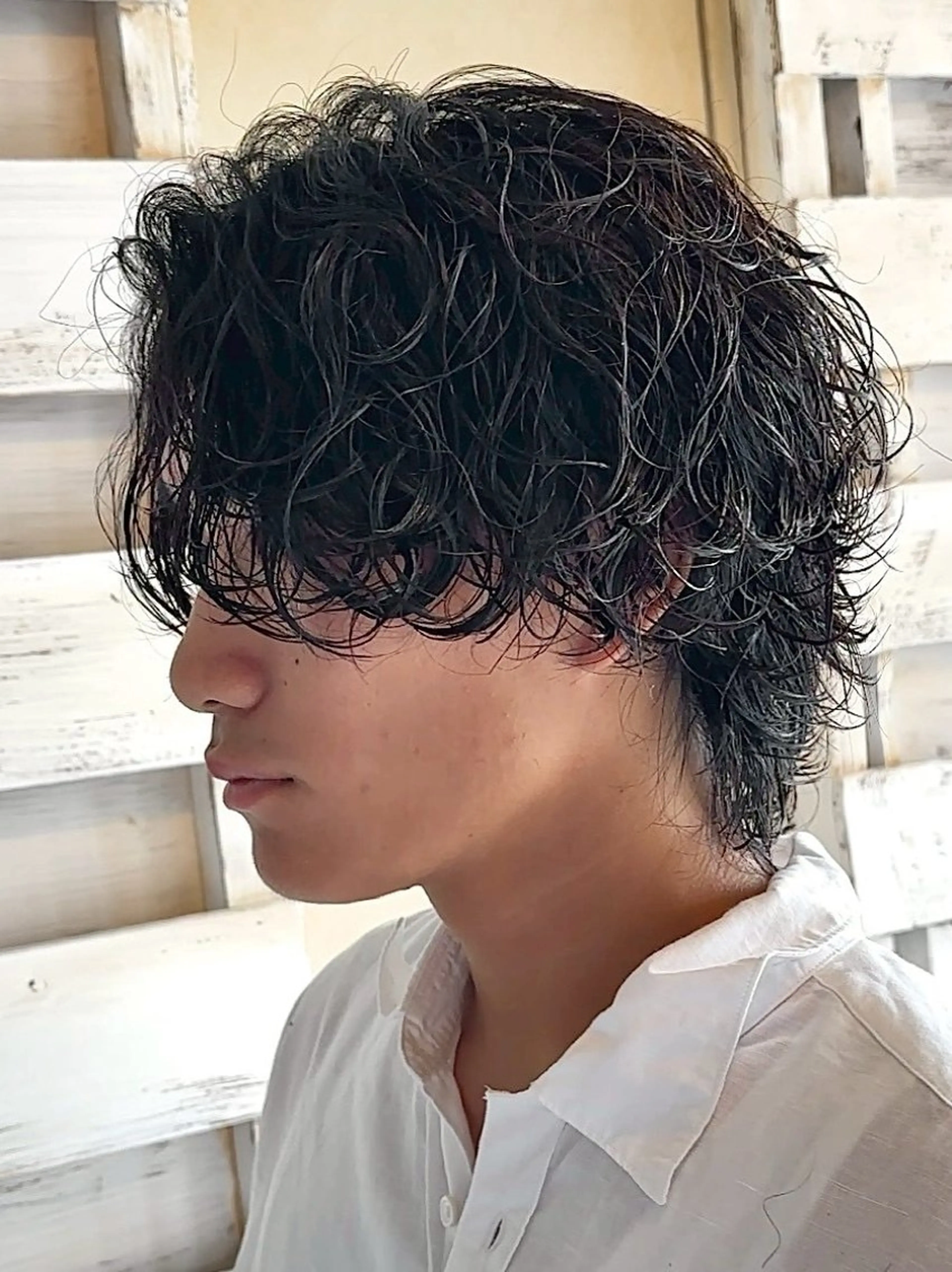 ショート メンズ カット パーマ 【GRANDEUR】 石橋亜嘉史のヘアスタイル