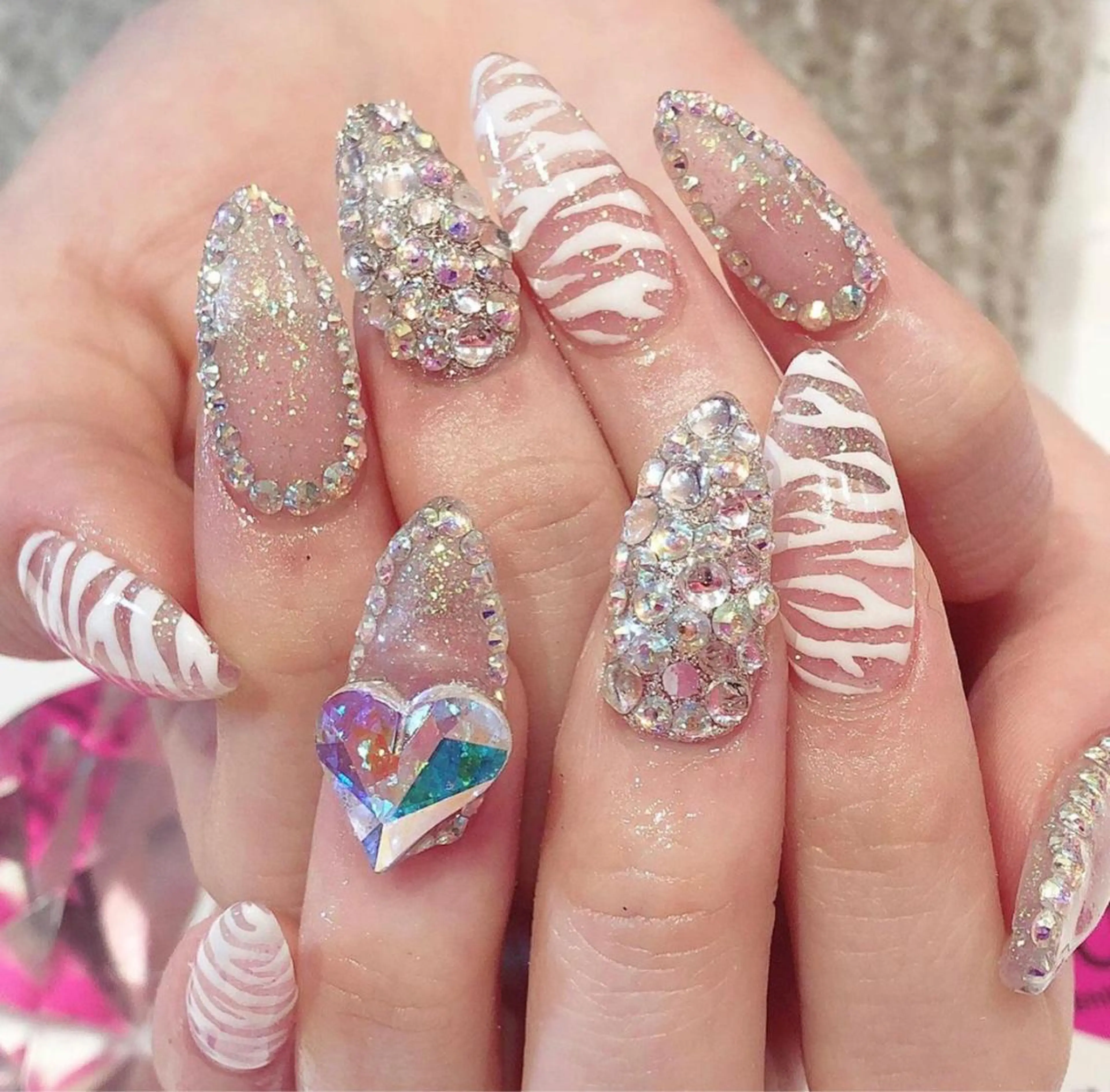 ロング カラー ネイル NAILSGOGO shibuyaのネイルデザイン