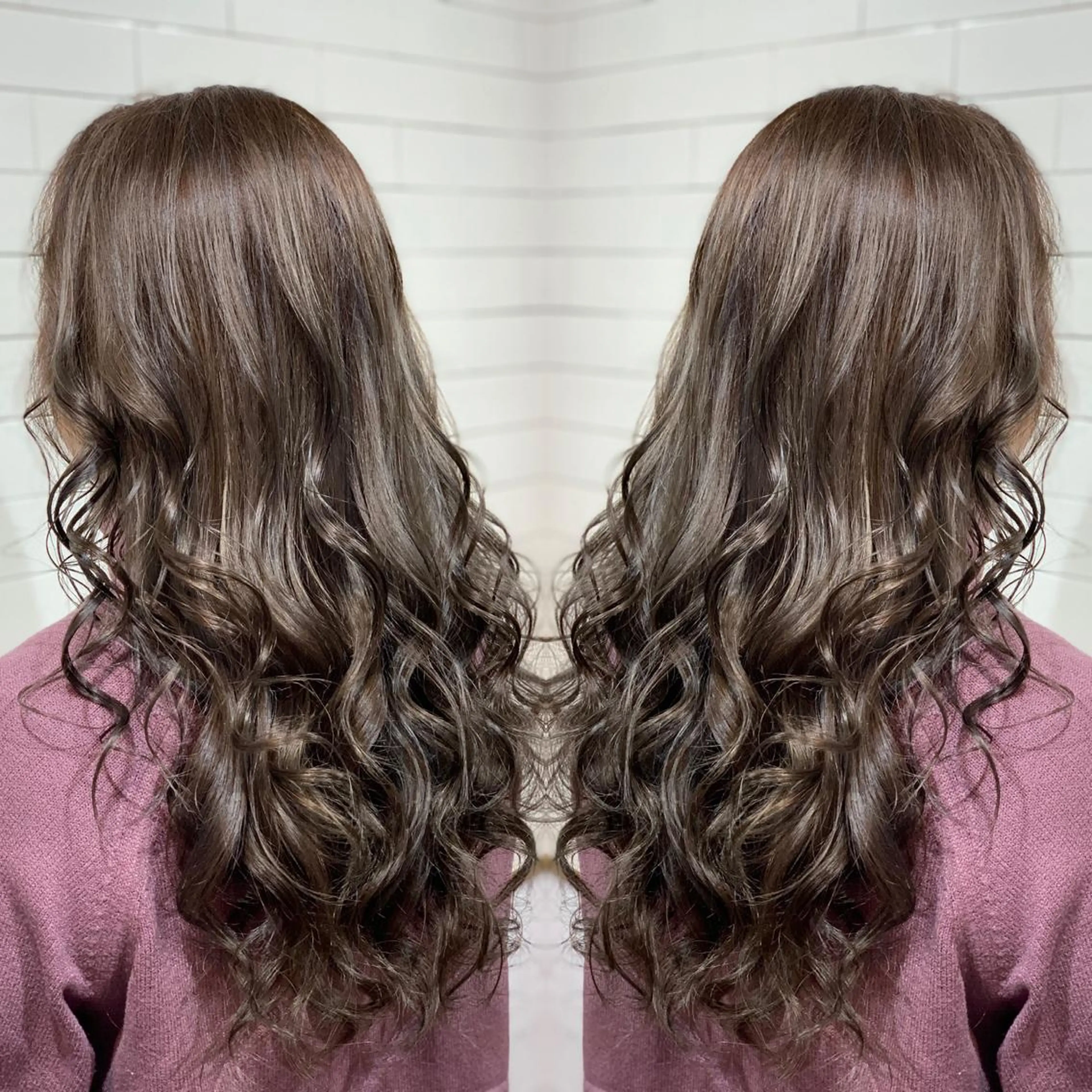 セミロング カラー パーマ ヘアアレンジ メンズ キッズ ネイル マツエク・マツパ 髪質改善×ハイトーン 中田啄也のヘアスタイル