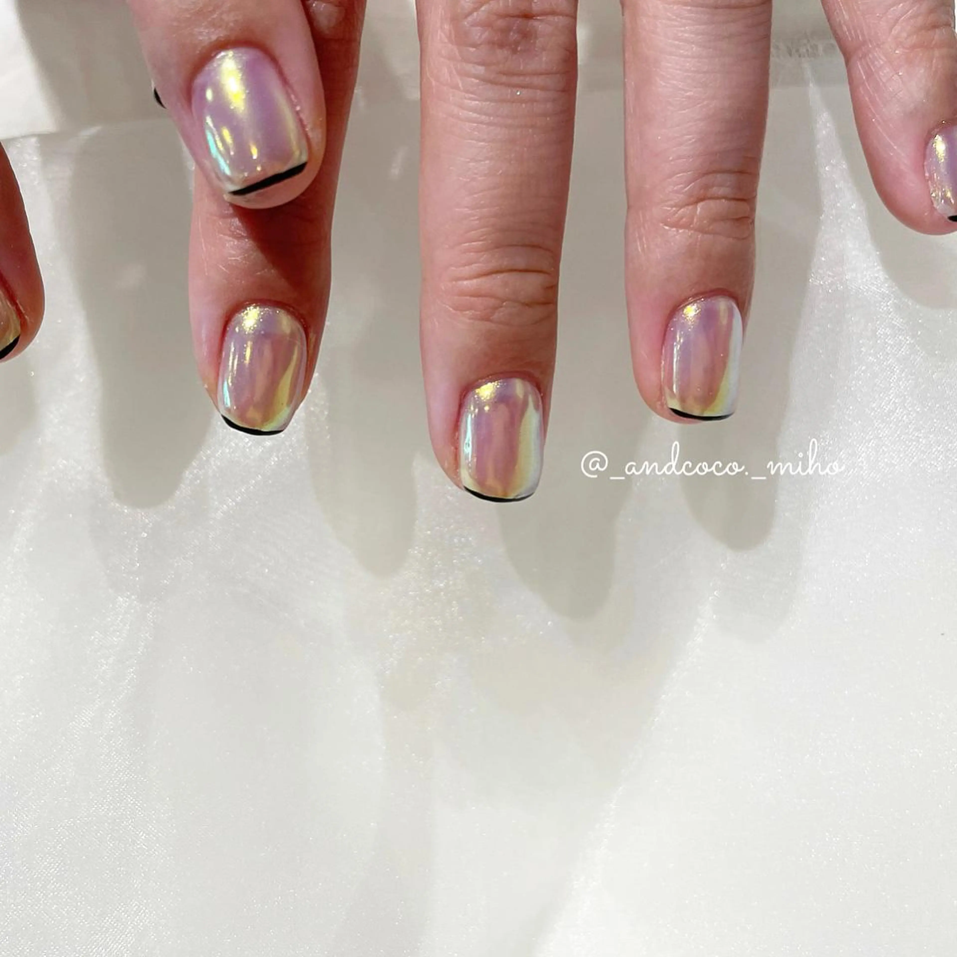 ネイル ハンドネイル And  & coco. eyelash & nail所属・Nailist〻 mihoのネイルデザイン