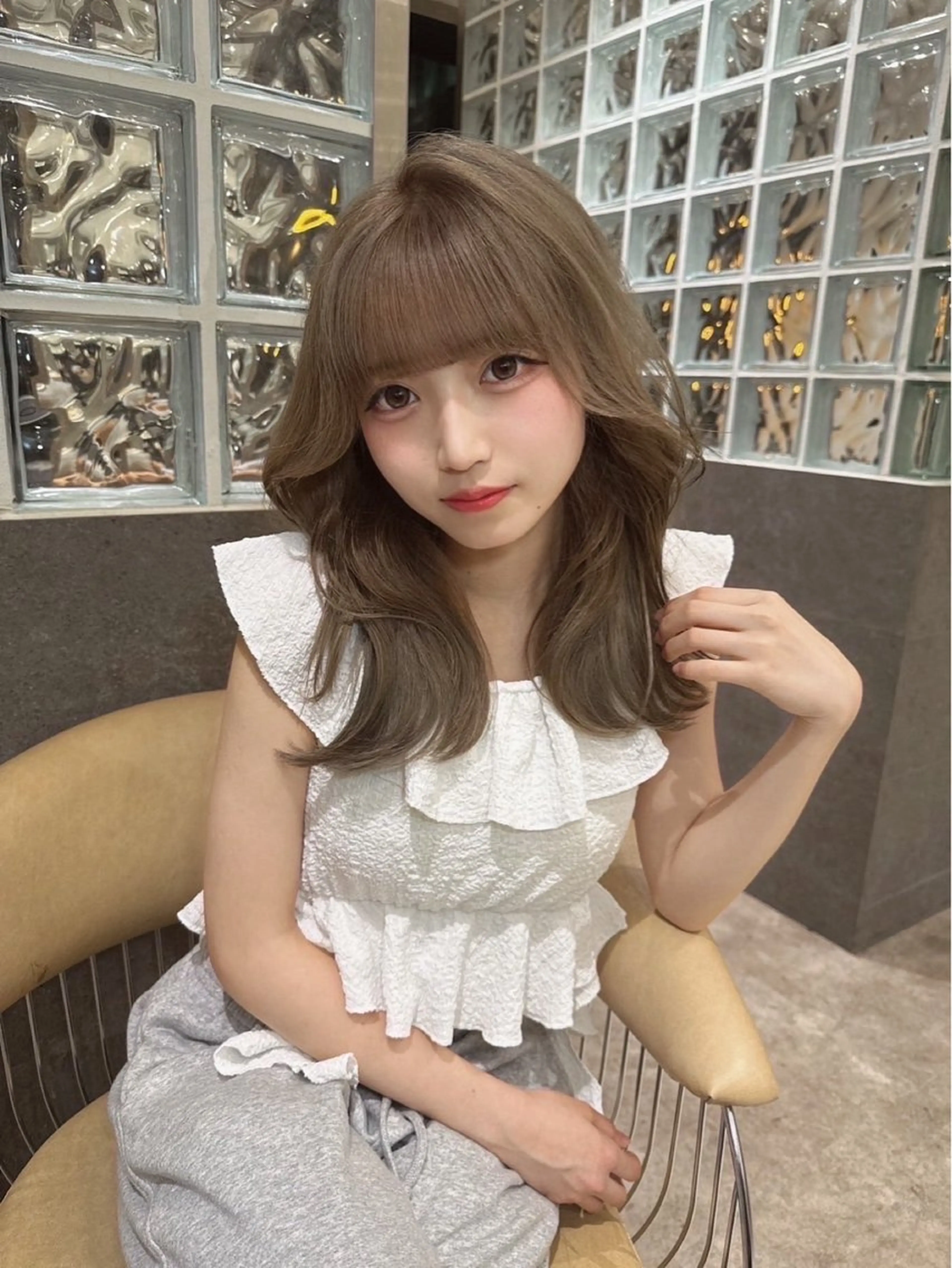 学割U24｜透明感ハイトーンWカラー（ケア込）の写真