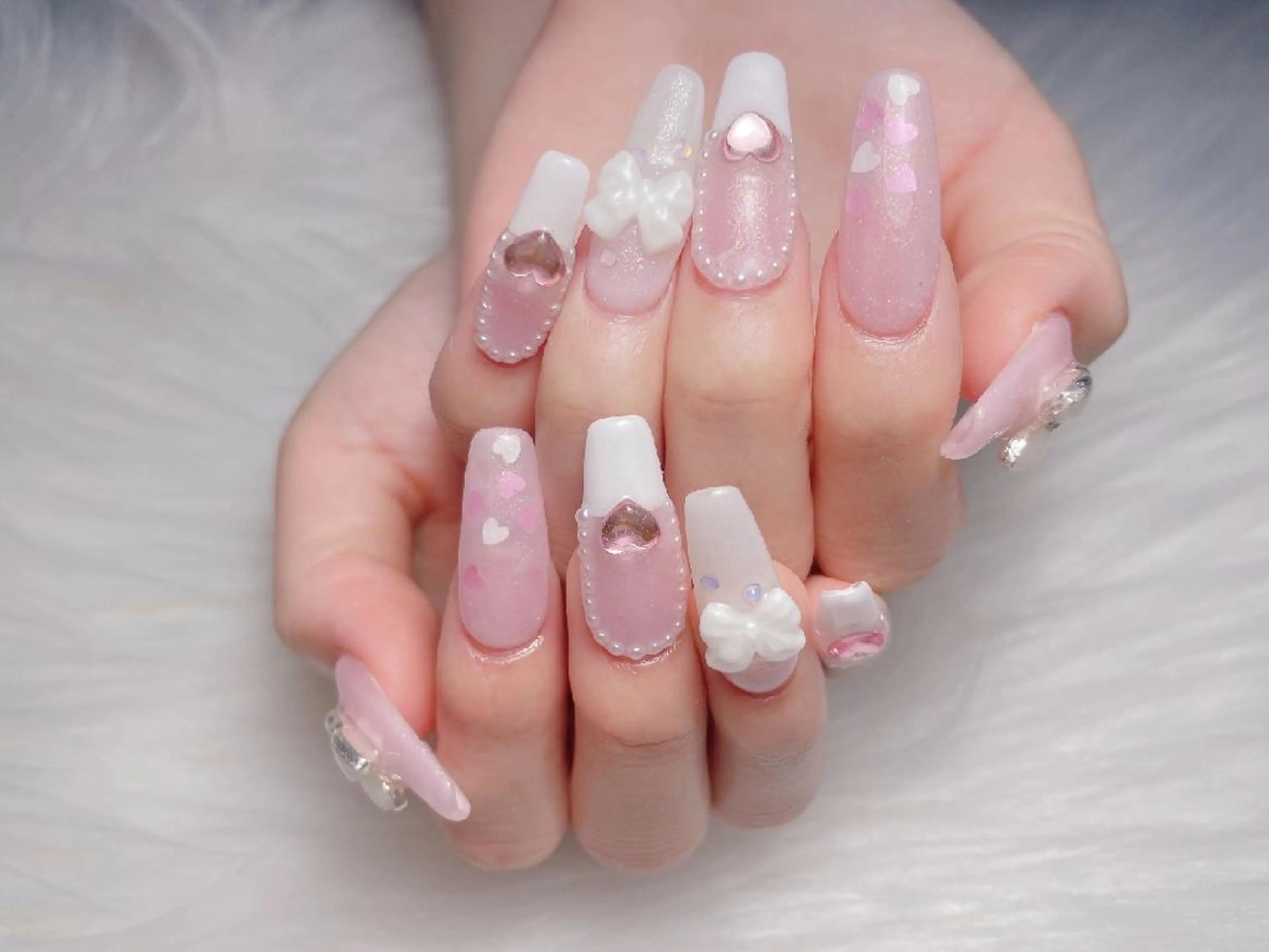 ネイル 🎀Yumi✨ 長さ出し専門のネイルデザイン