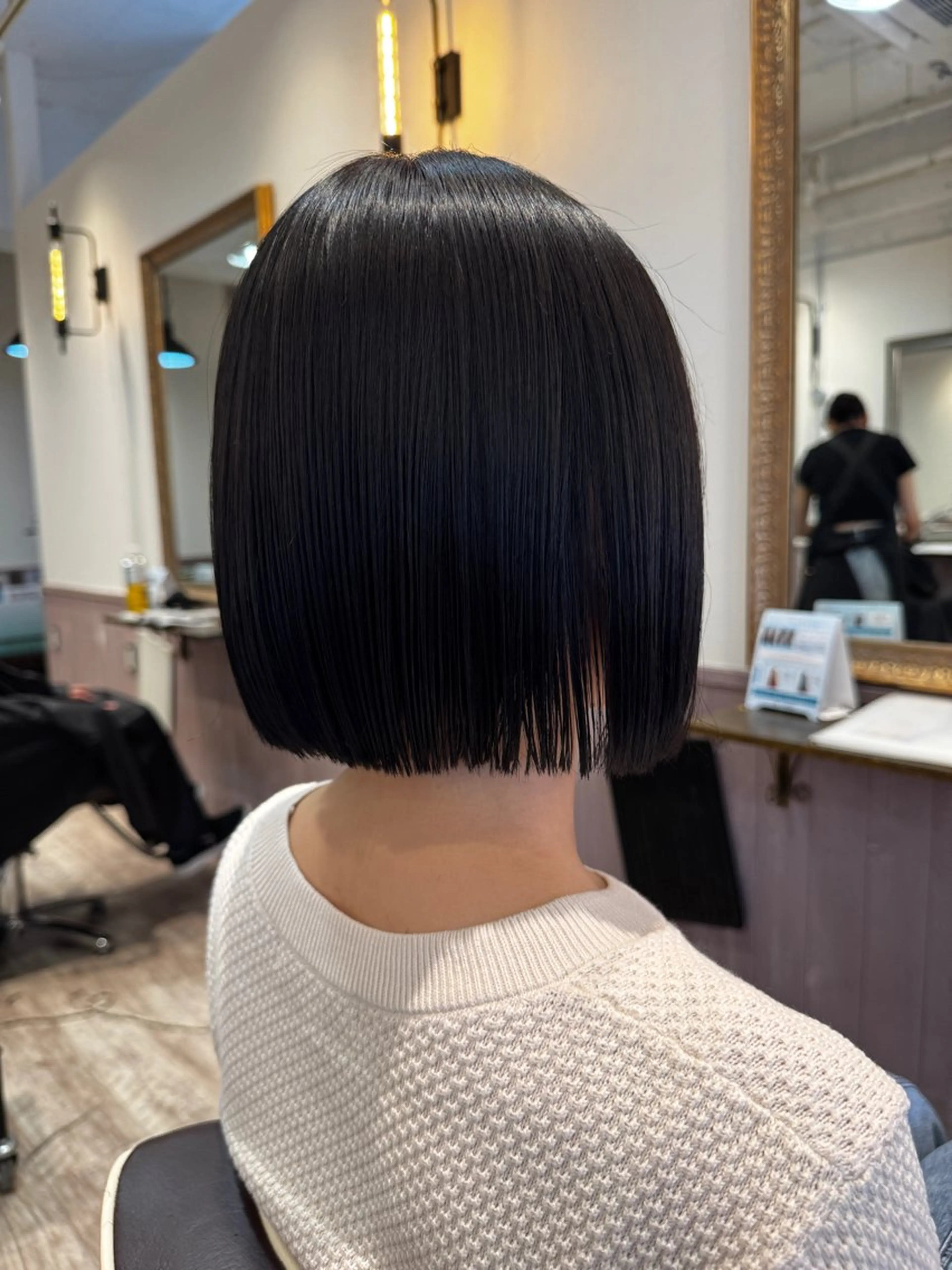 ミディアム カラー パーマ カット 縮毛矯正 トリートメント 矢場町/ダブルカラー /レイヤー/アリサのヘアスタイル