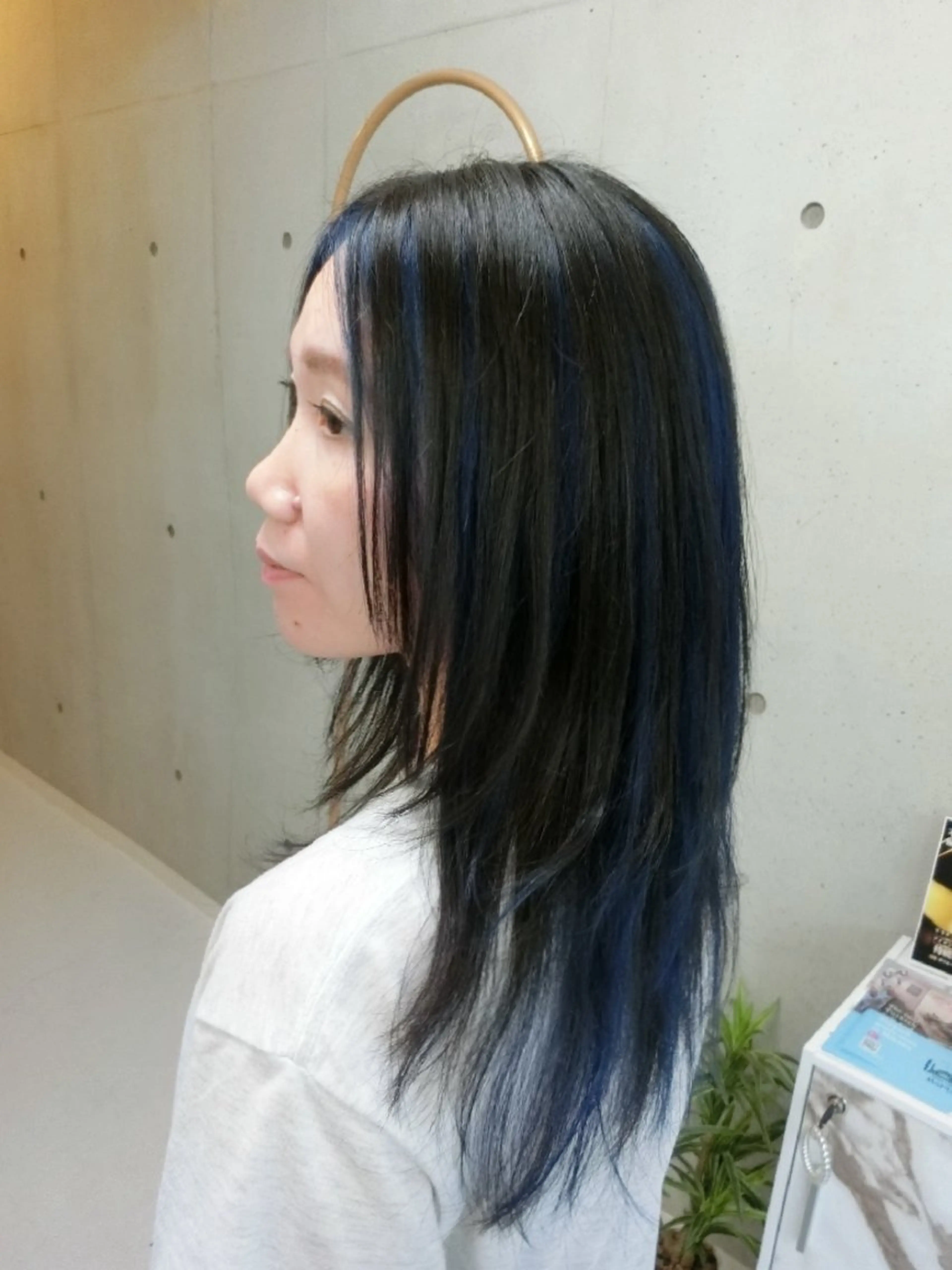 カラー ロング ma cherie 三浦直美のヘアスタイル