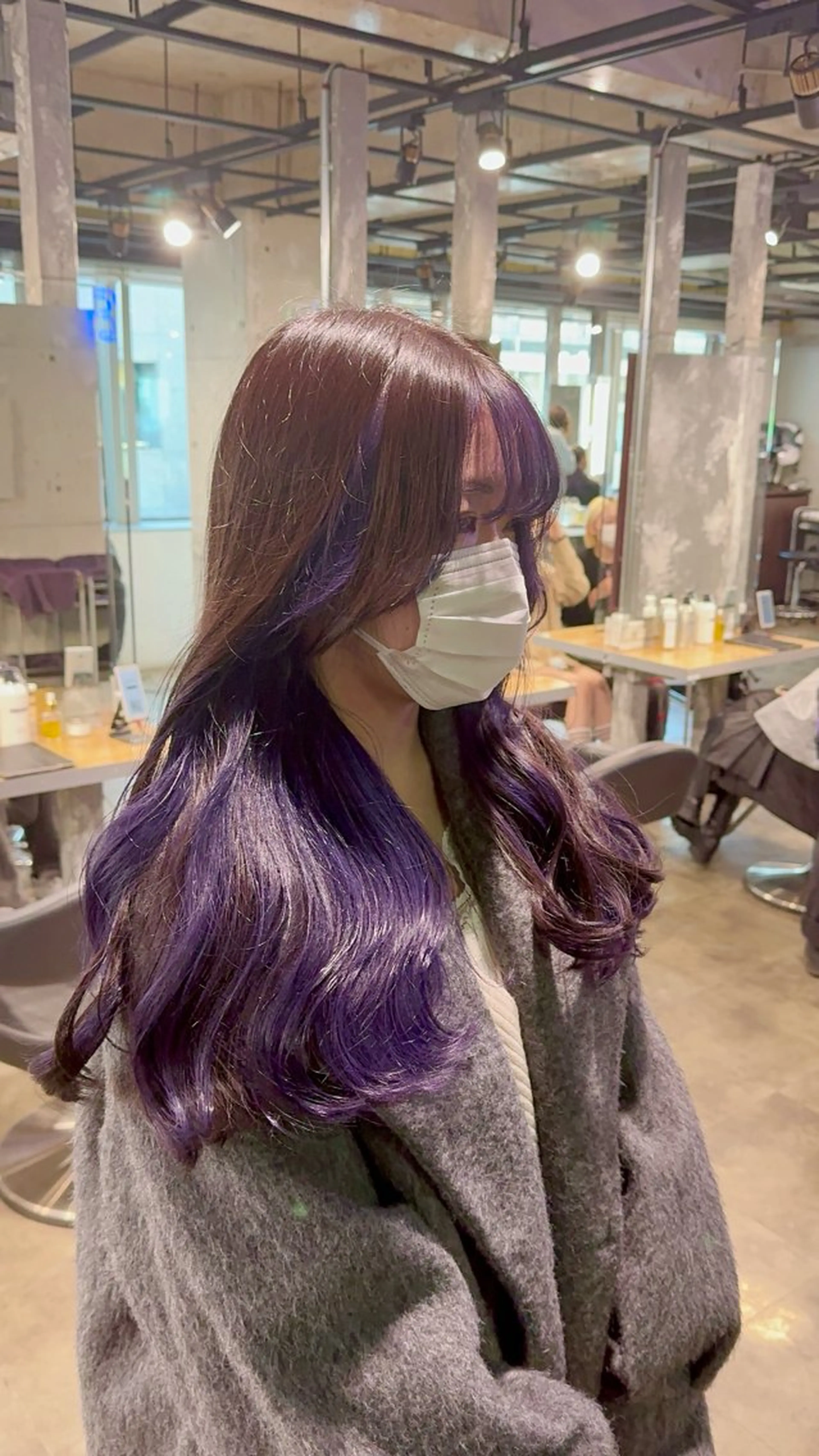 ロング カラー *モデル募集🤍横浜 透明感カラー🫧のヘアスタイル