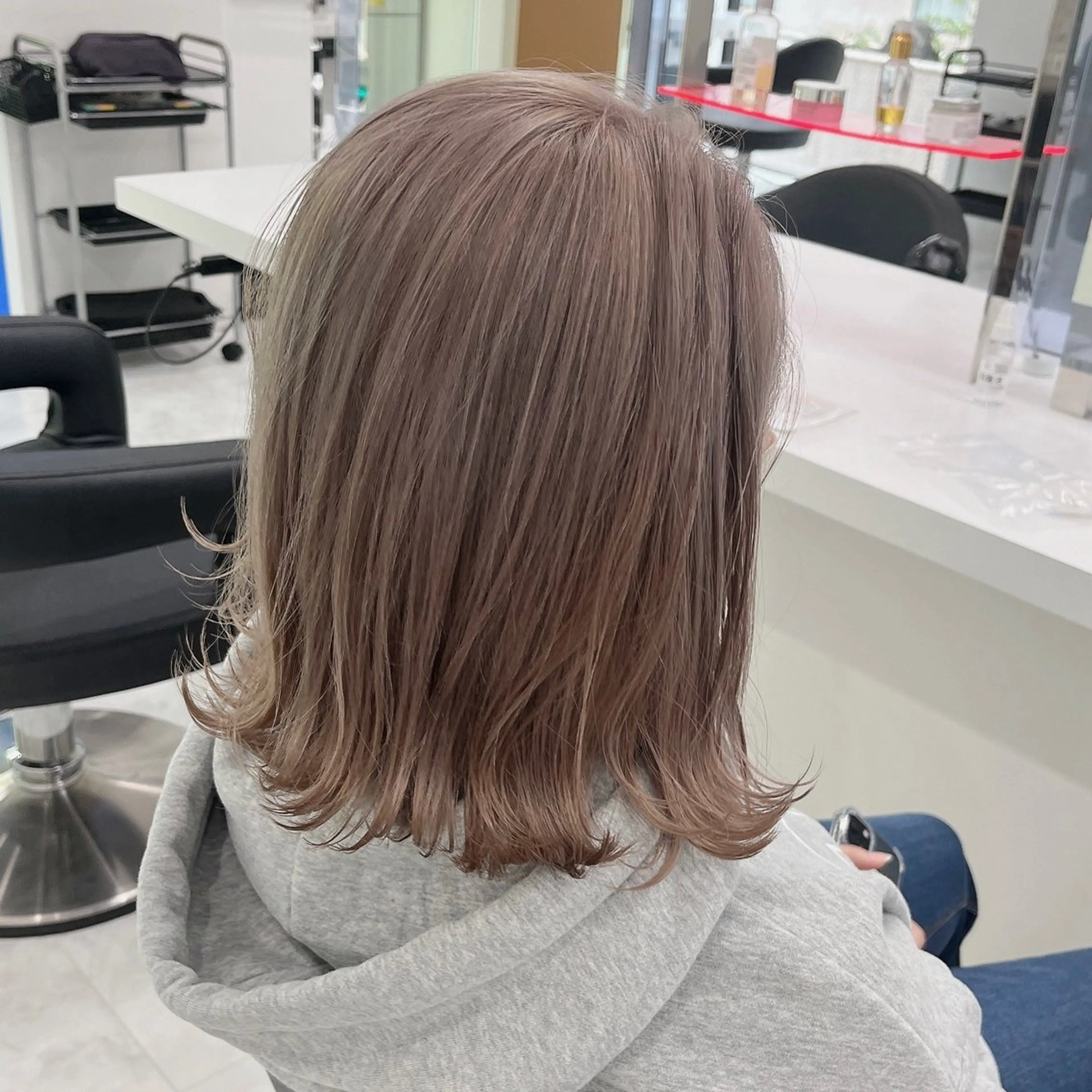 カラー ヘアカラー トリートメント 💗ツヤ髪💗透け感 💗ブリーチなし💗のヘアスタイル