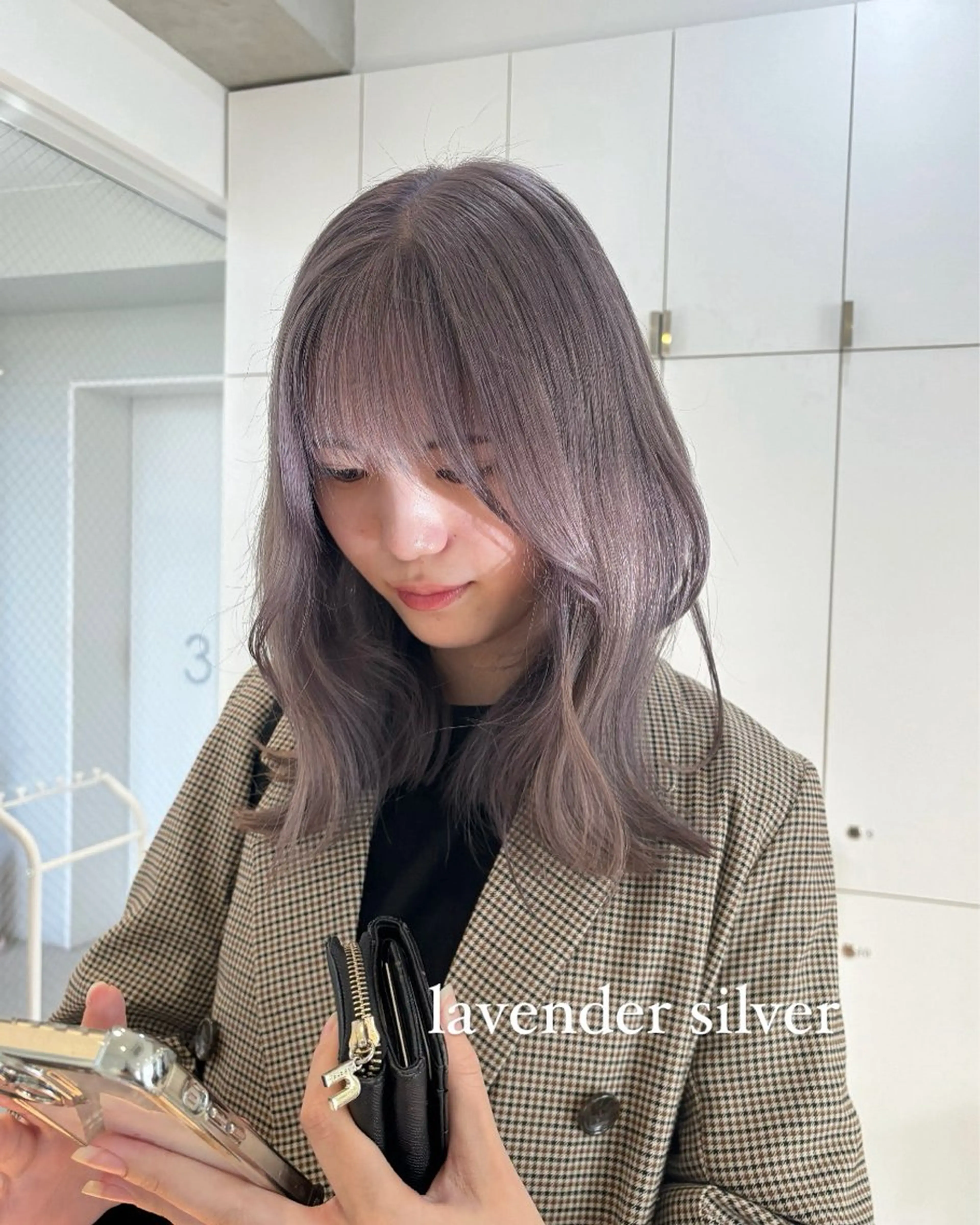 ミディアム カラー ヘアアレンジ ブリーチ レイヤーカット ヘアカラー トリートメント ヘアセット topstylist 🖤川辺晴加🖤のヘアスタイル