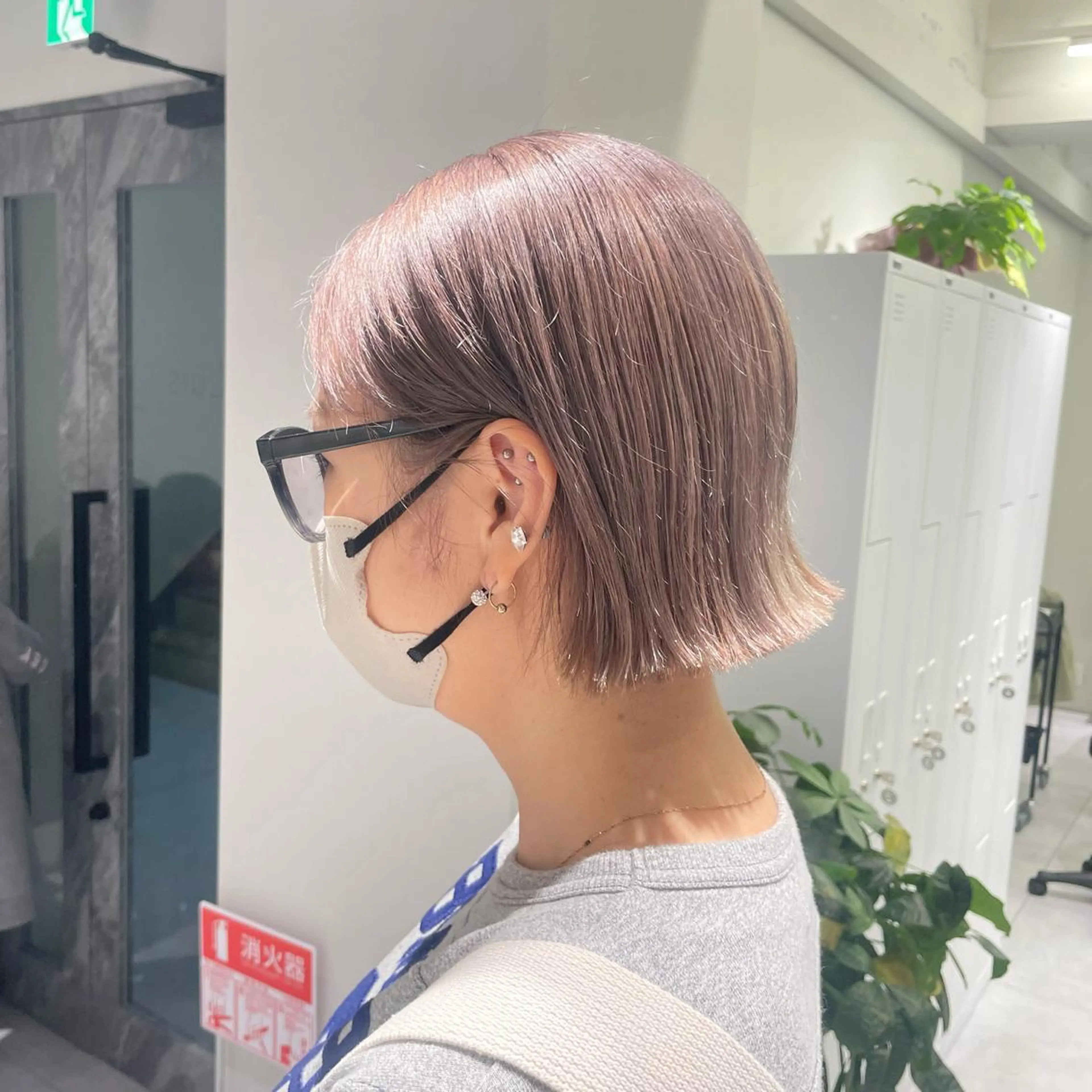 ショート カラー ヘアカラー ate.心斎橋 RYUKAのヘアスタイル