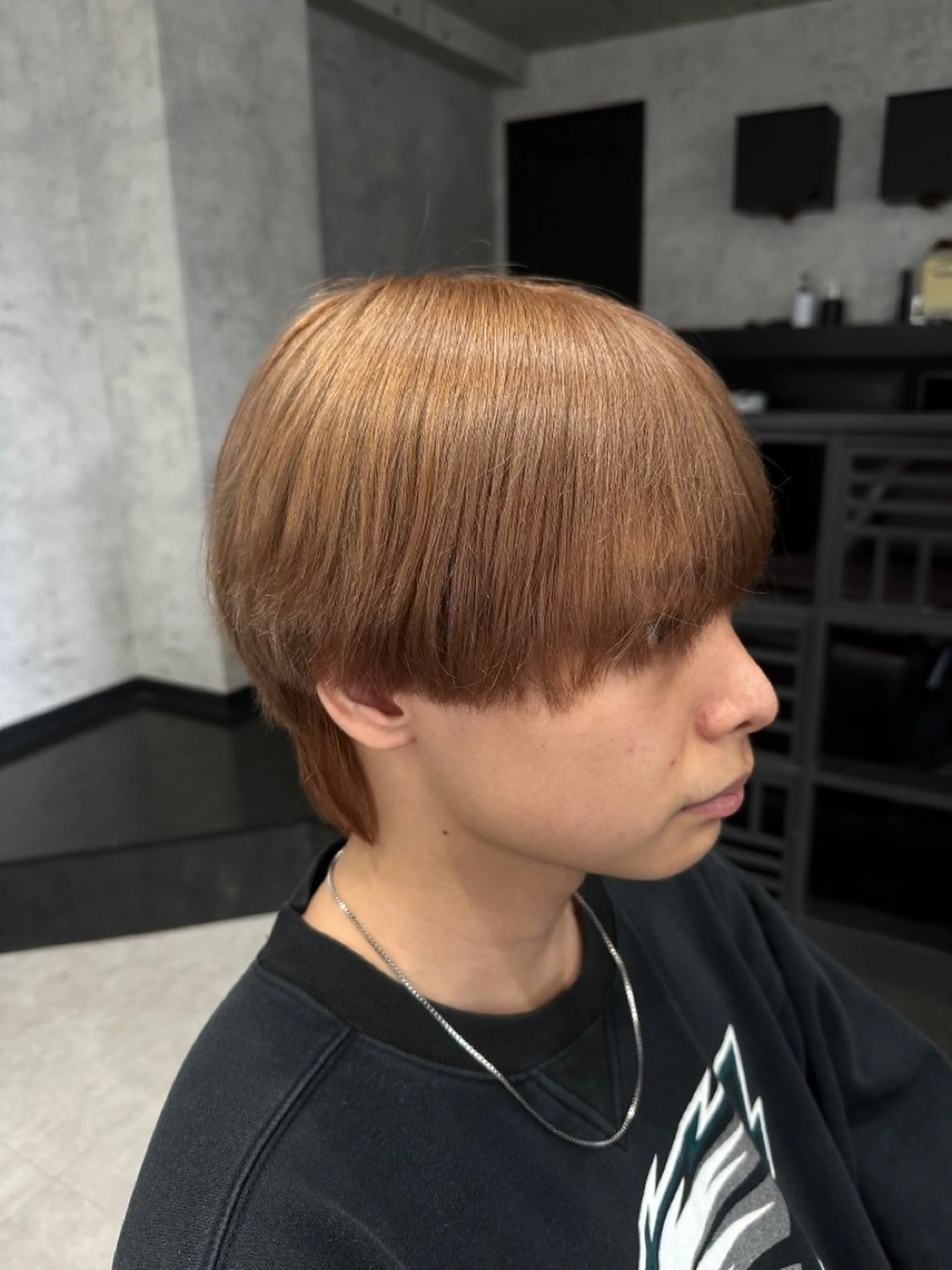 ショート カラー メンズ メンズブリーチ ブリーチ ブロンド カット ヘアカラー トリートメント メンズカット/ マッシュ/颯太のヘアスタイル