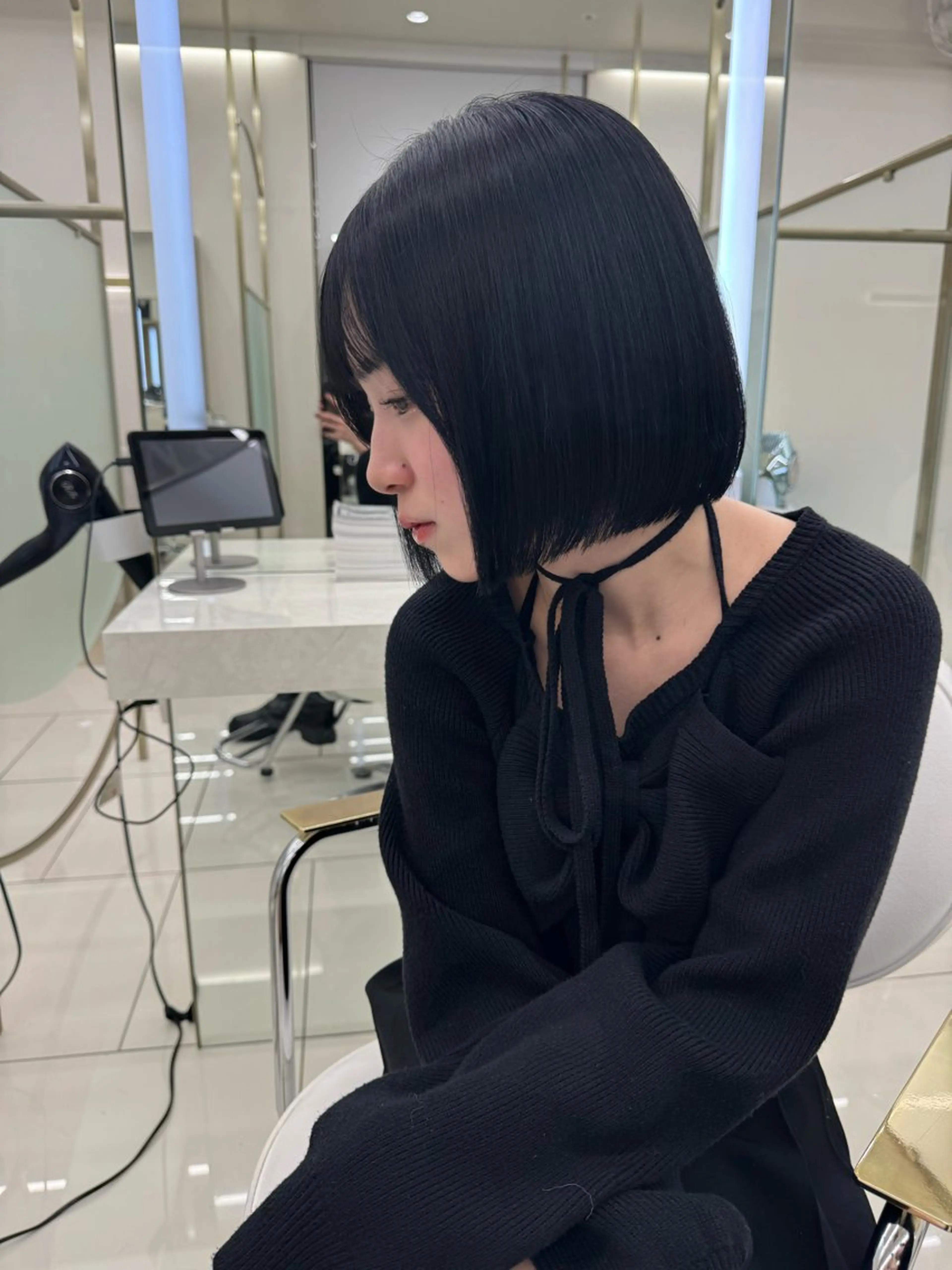 ショート カラー COA GINZA 空也/前髪/顔まわりのヘアスタイル