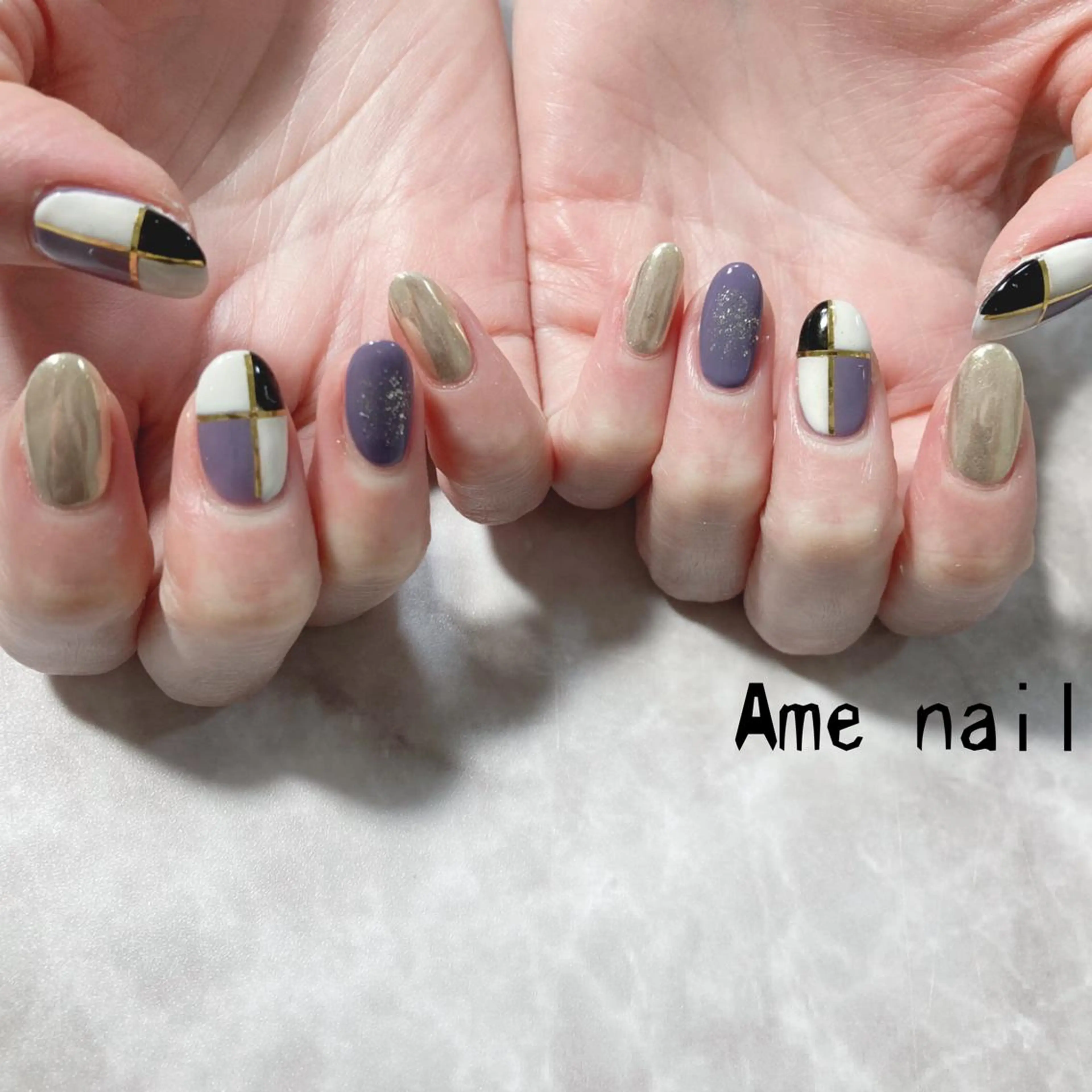 ネイル ハンドネイル Ame nail所属・中村 未来のネイルデザイン