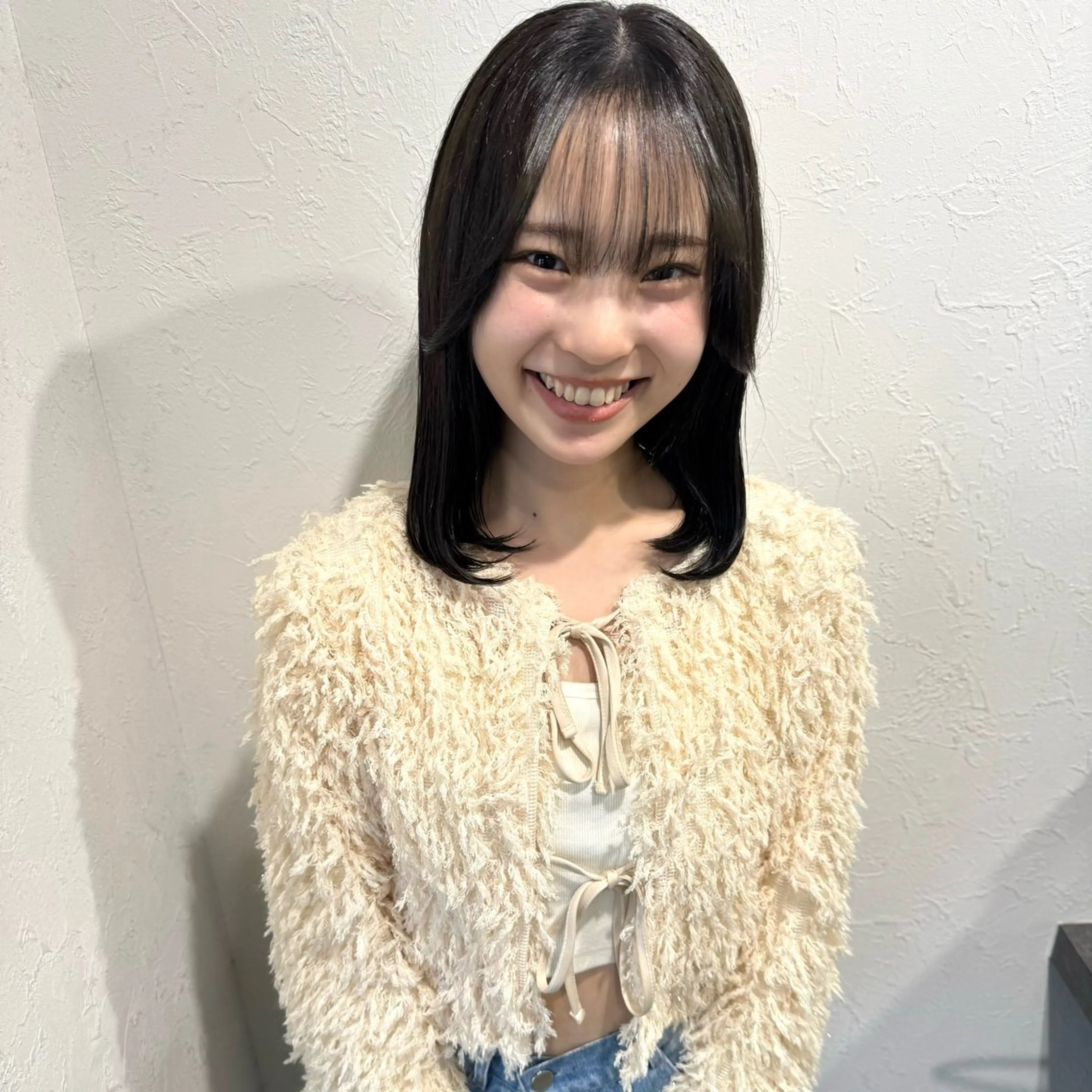 ミディアム カラー 縮毛矯正/暗めカラー AYANO 💗🪽のヘアスタイル