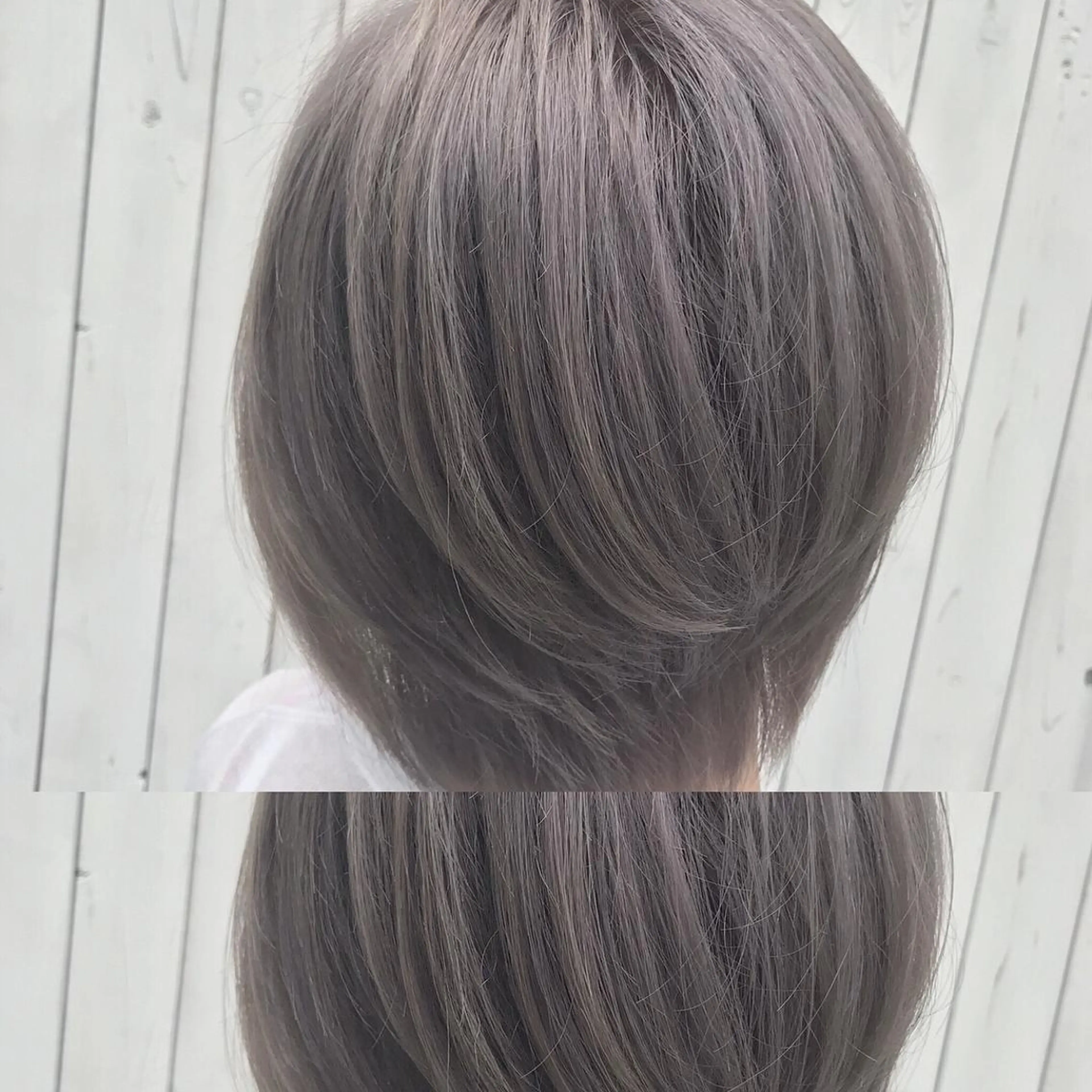 カラー シルバー LOHAS 関根真由美のヘアスタイル