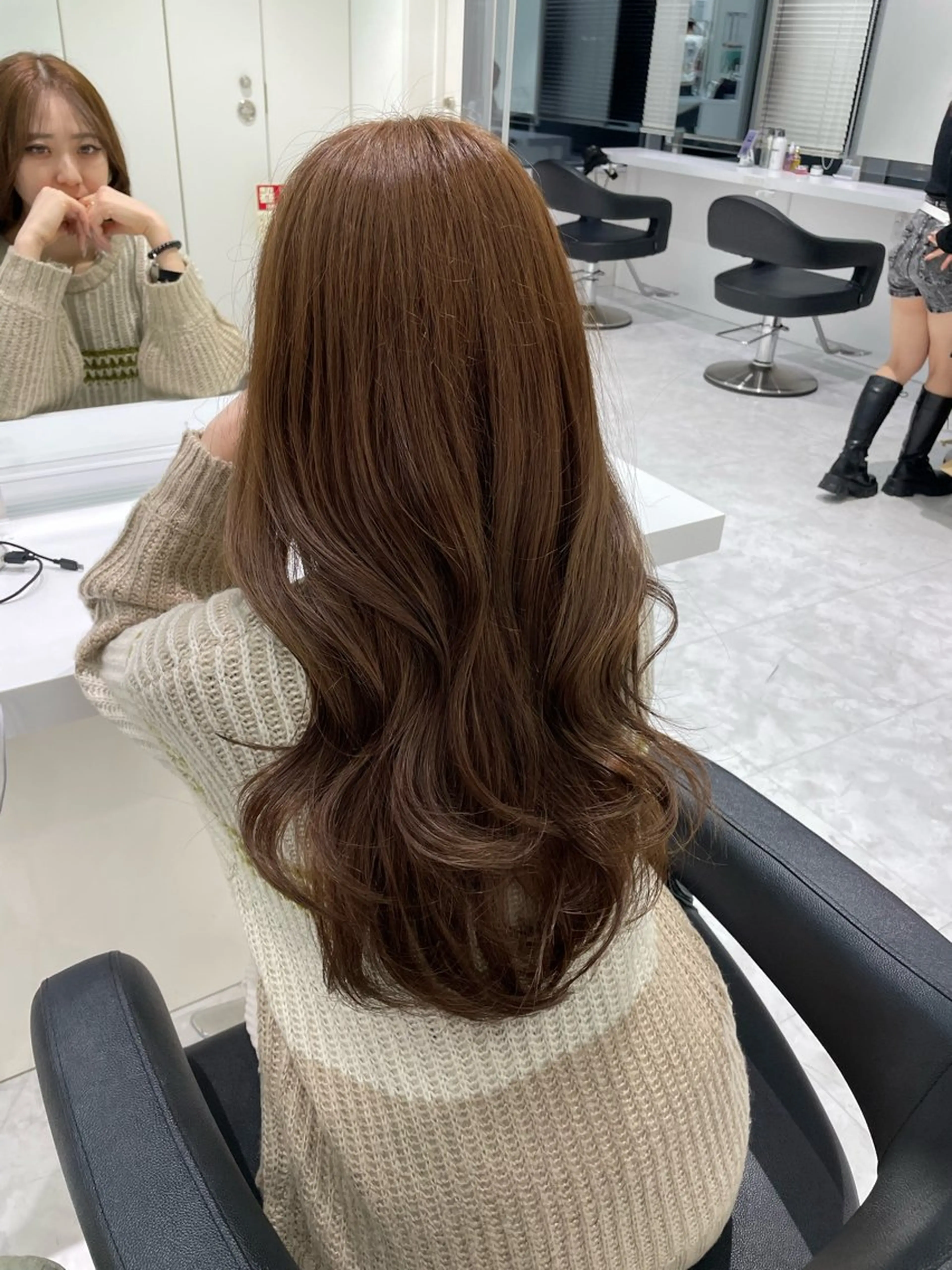 セミロング カラー 🌿透明感赤み消し Keishin🌿のヘアスタイル