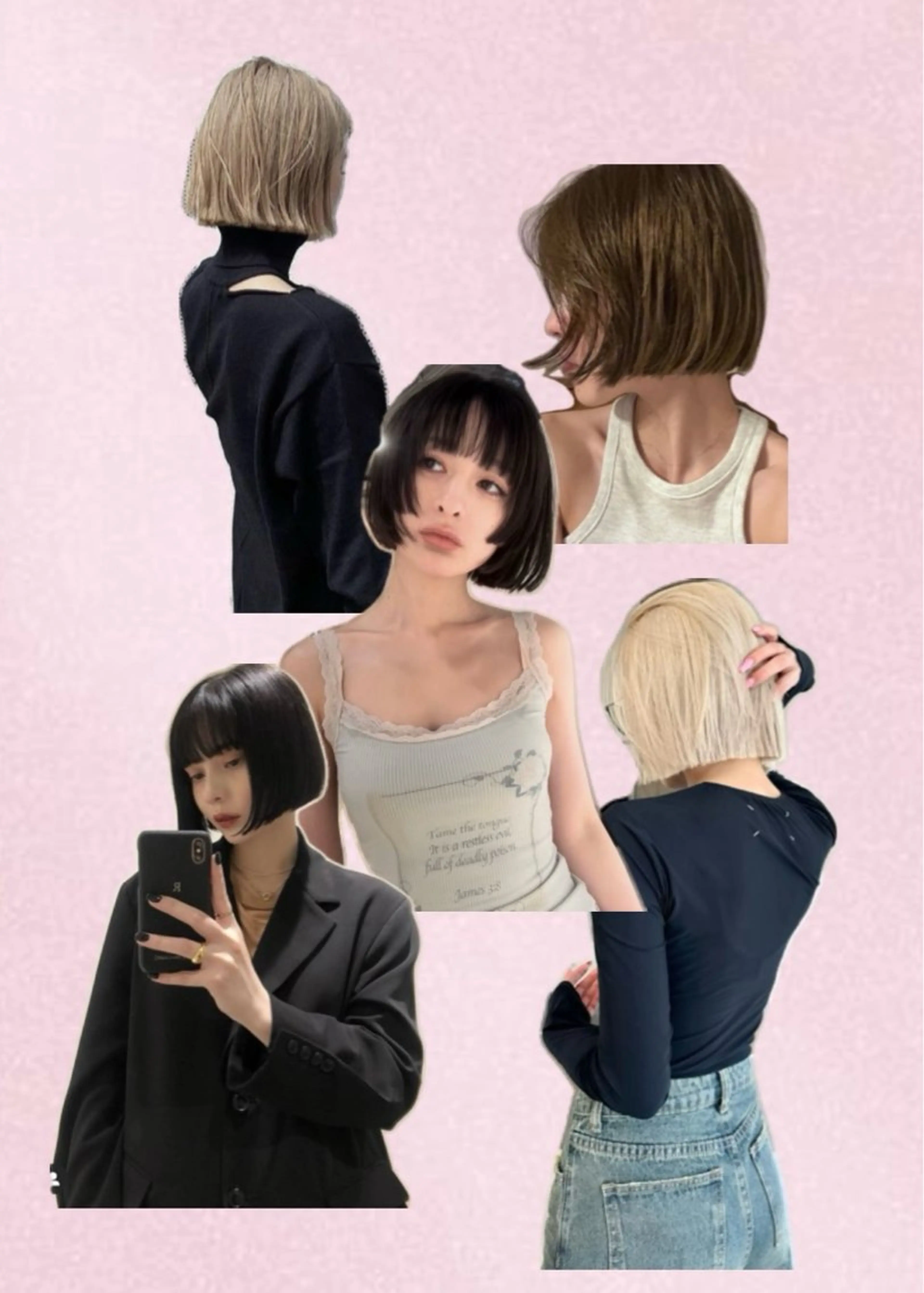 ショート ボブ 平野 美羽のヘアスタイル