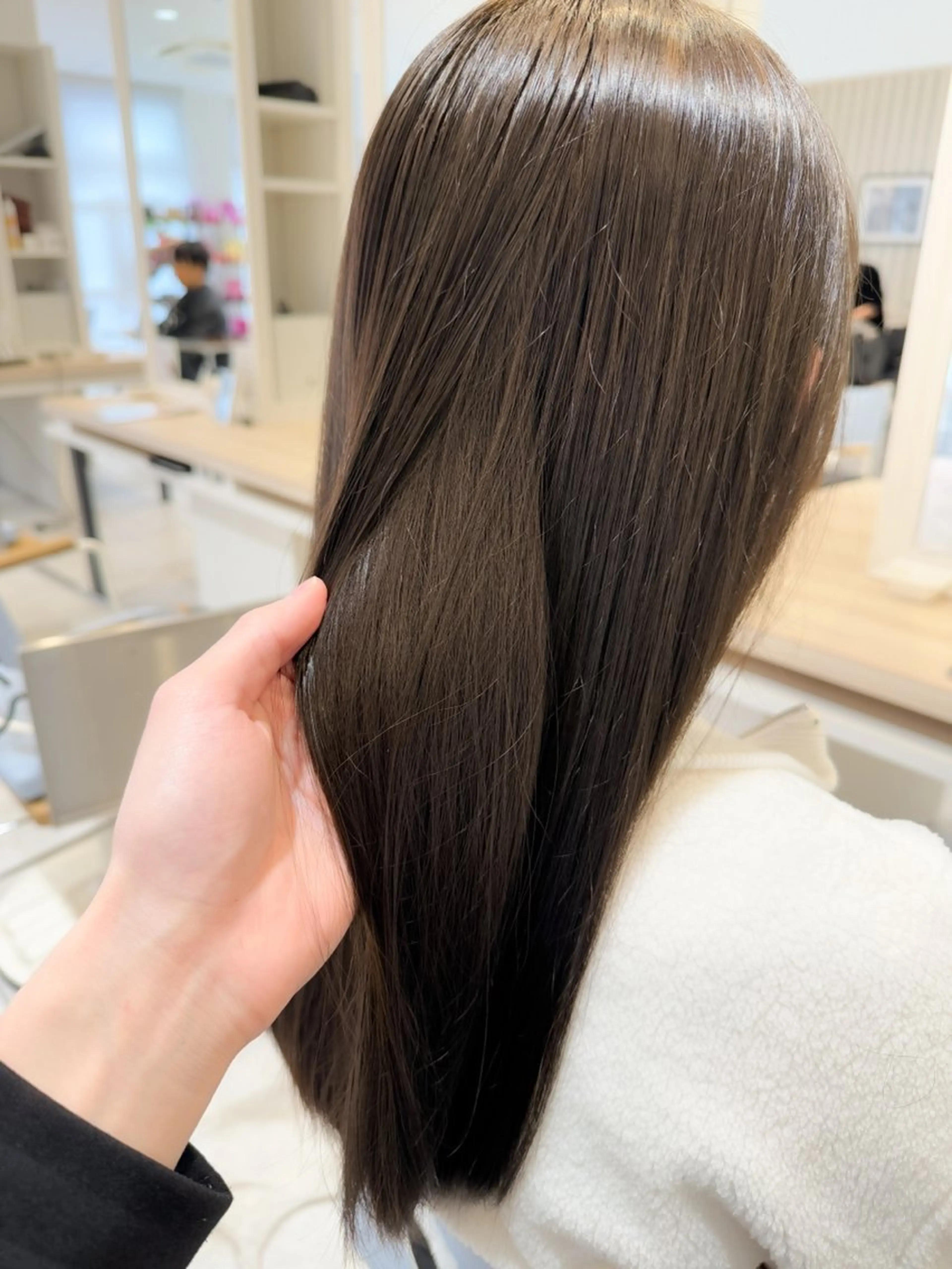 ロング カラー 透明感ブリーチなし ダブルカラー❄️達冨のヘアスタイル