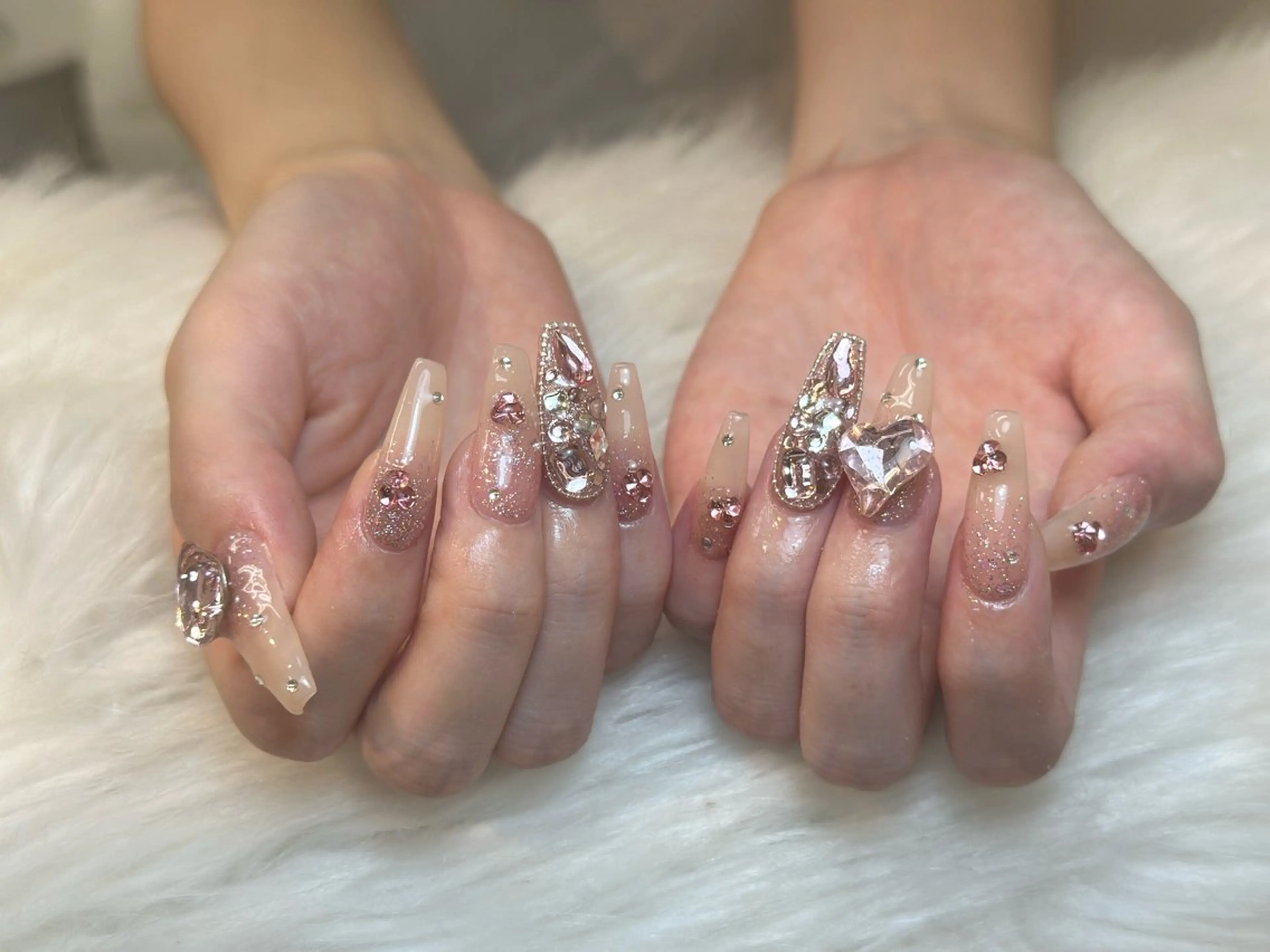 ネイル アートネイル ジェルネイル マグネットネイル ハンドネイル JennNail_ マオのネイルデザイン