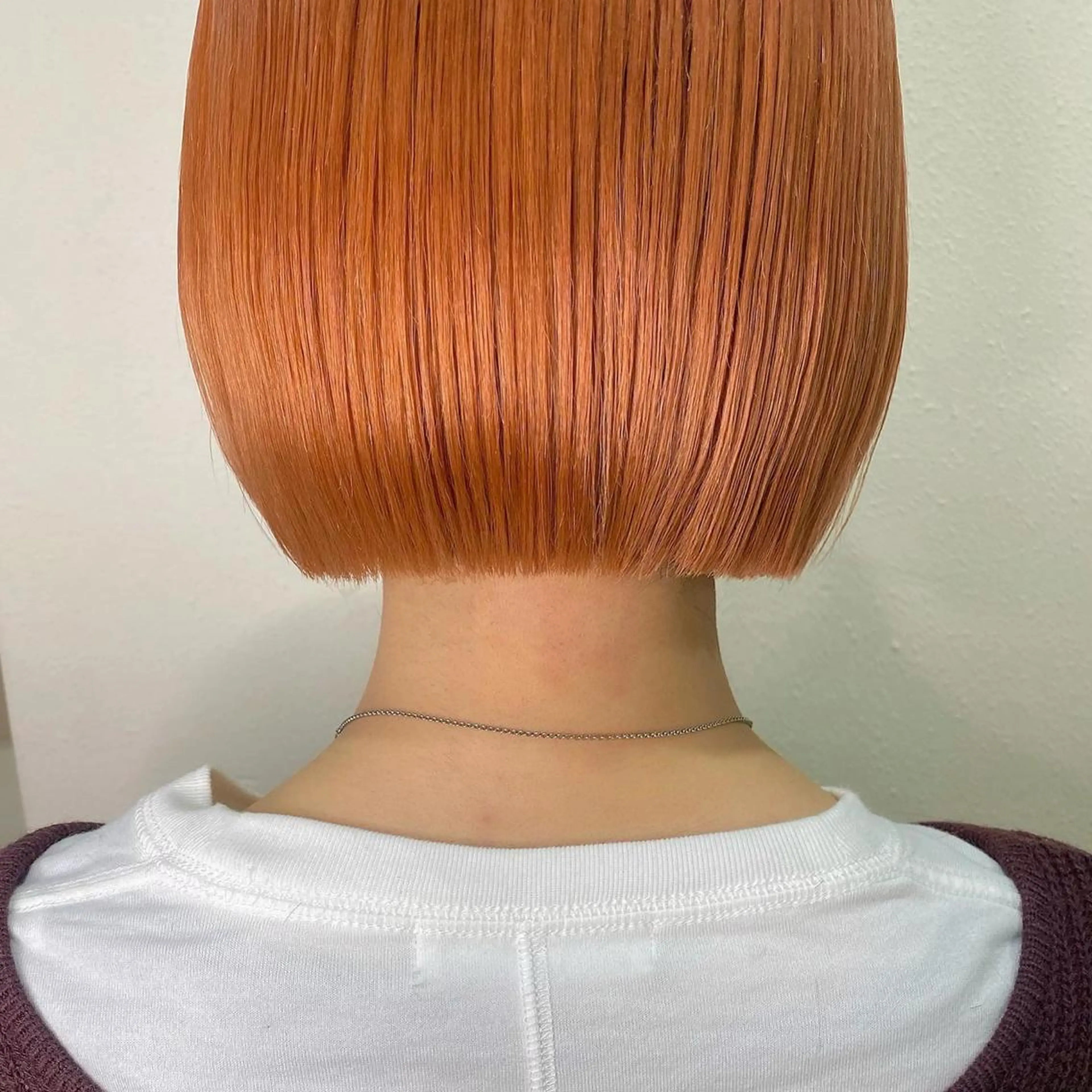 ショート カラー ベージュカラー オレンジ ピンクカラー ハイトーンカラー🍑 心斎橋のヘアスタイル