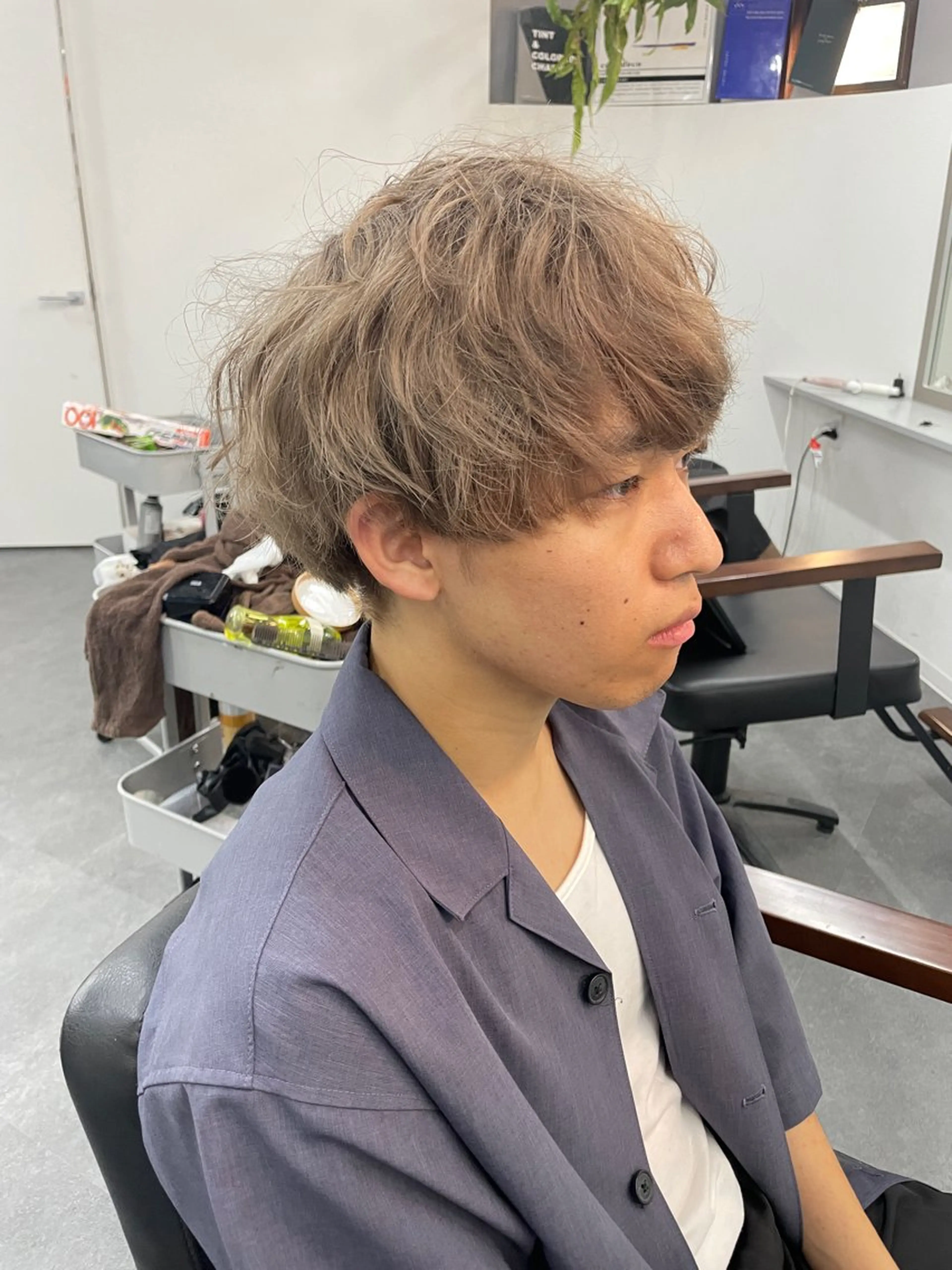 メンズ ヘアカラー 🐺ウルフ/デザイン カラー🐺MASAのヘアスタイル