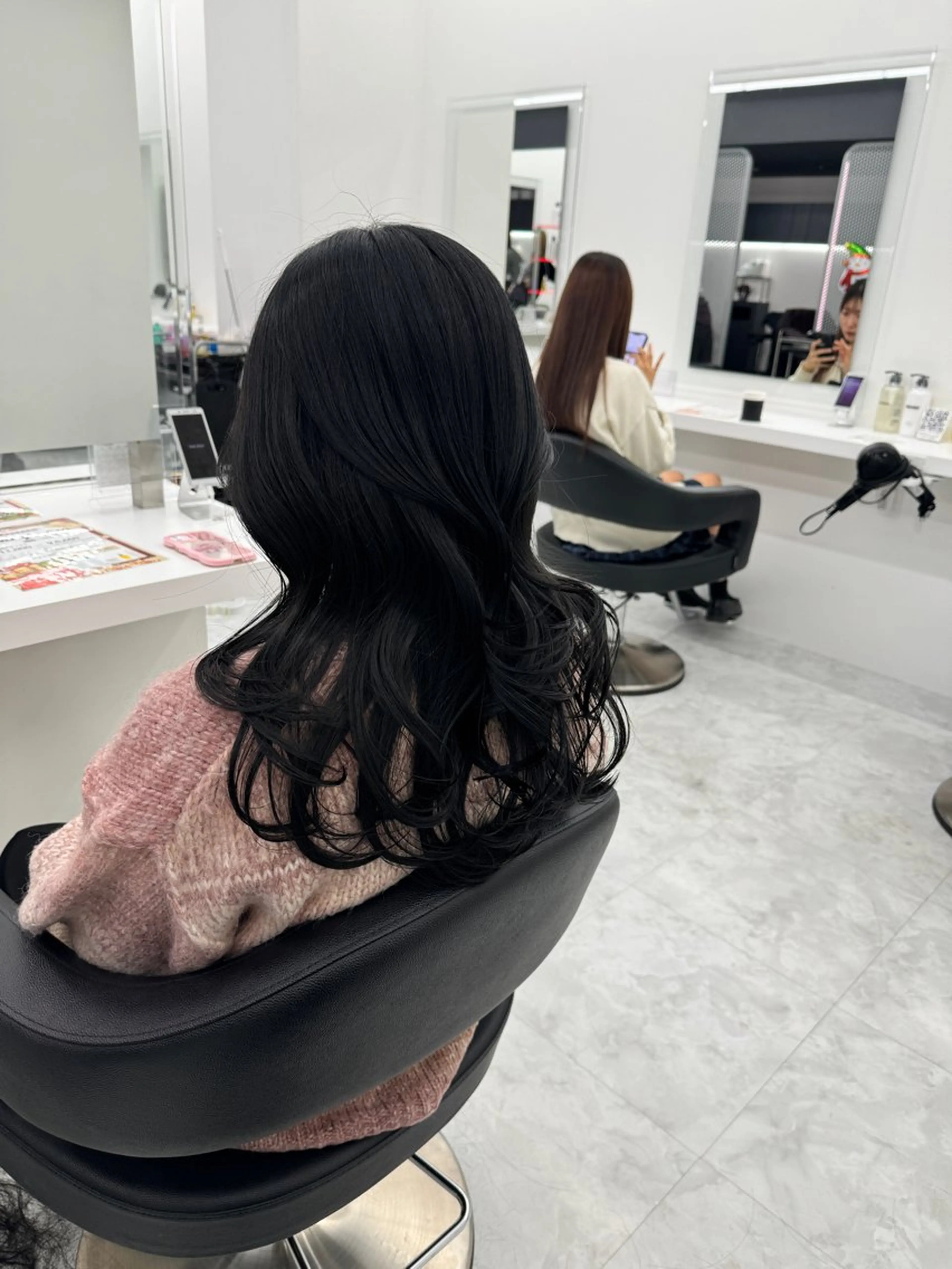 ロング カラー ヘアカラー トリートメント ヘッドスパ ヘアセット 💖透明感カラー＆暗 髪専門💖Akariのヘアスタイル