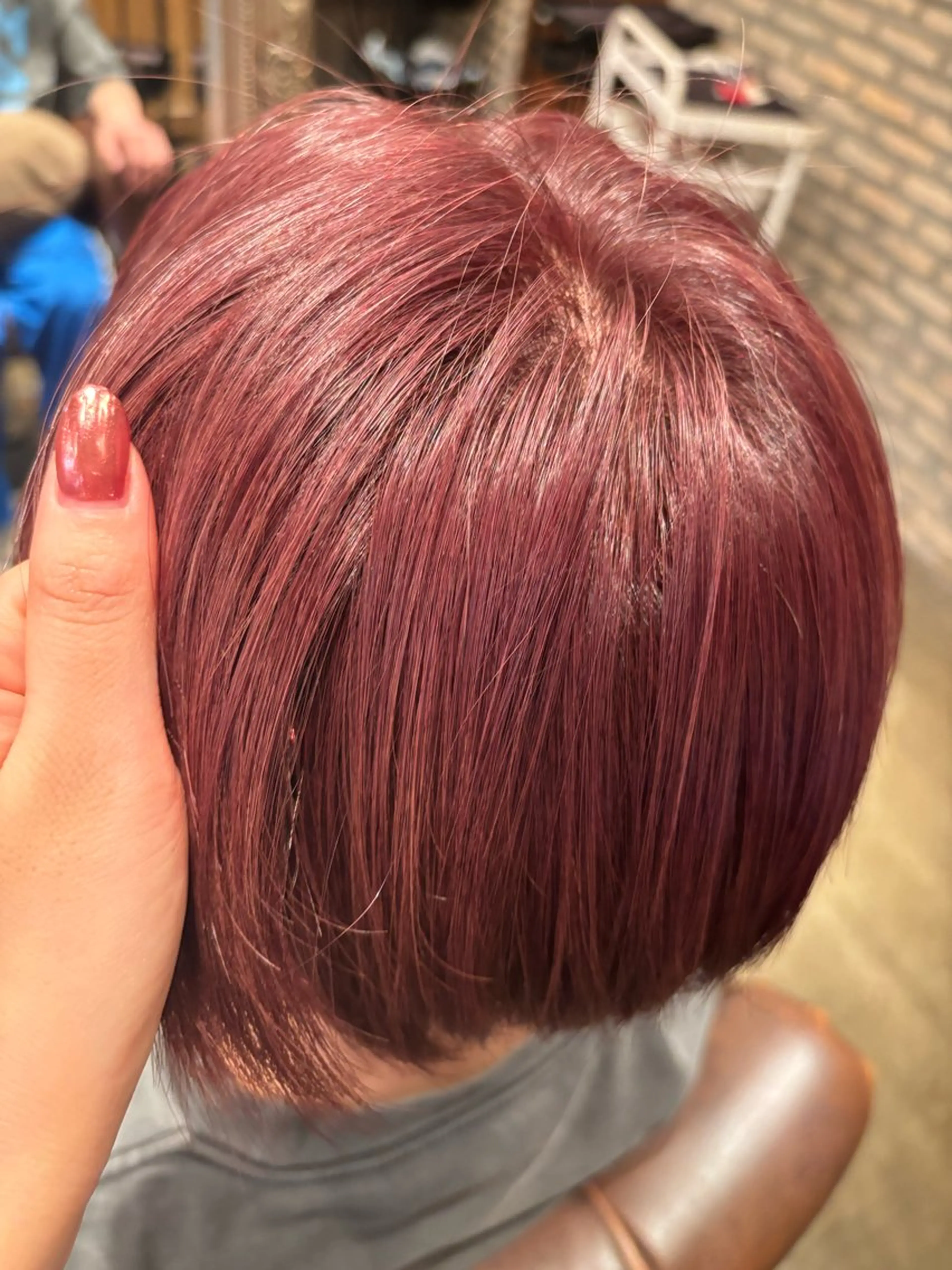 ショート カラー メンズ メンズブリーチ ブリーチ ピンクカラー カット ヘアカラー 髪質改善カラー ベージュ🤎YUMEのヘアスタイル