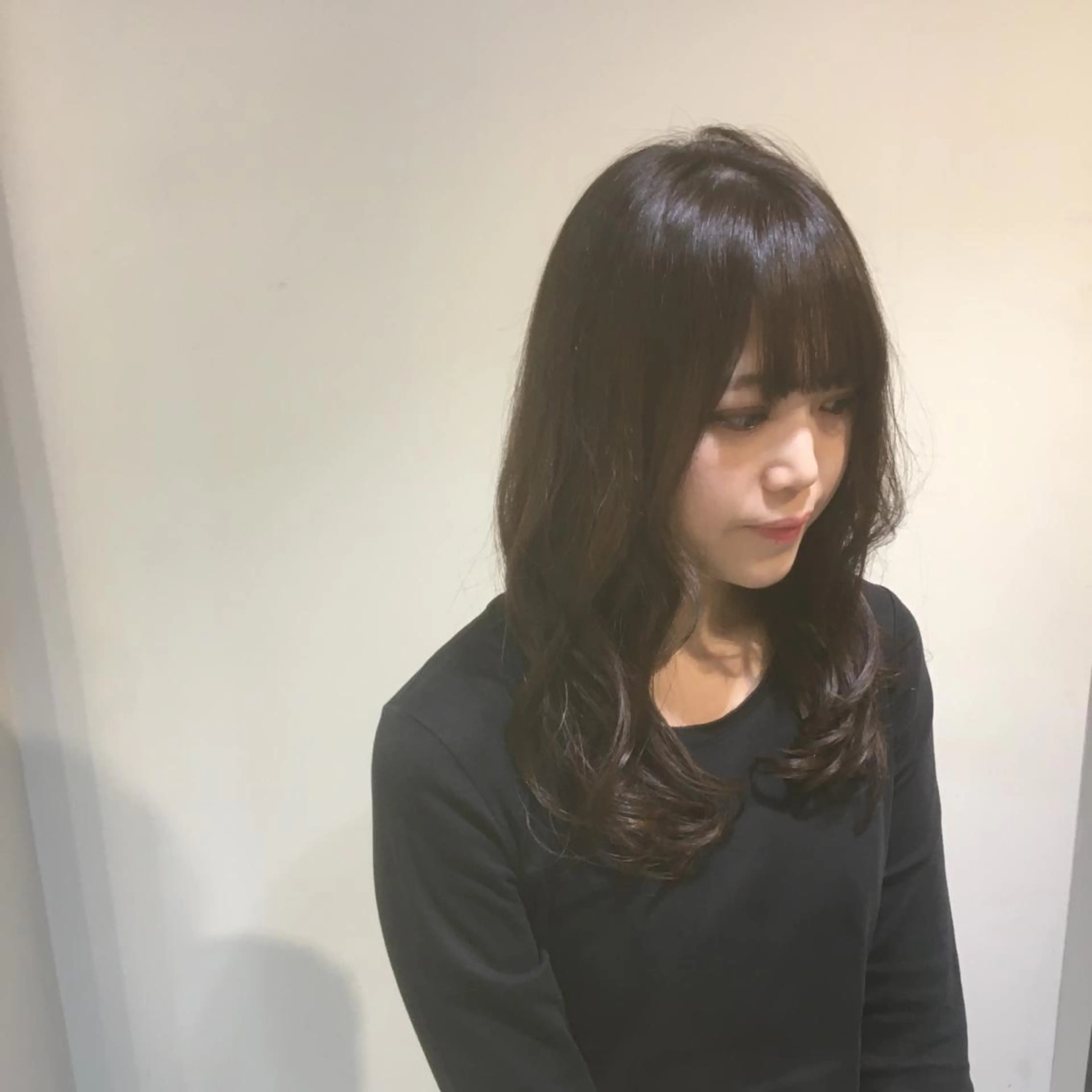 ロング カラー カット ヘアカラー トリートメント しのはら まどかのヘアスタイル