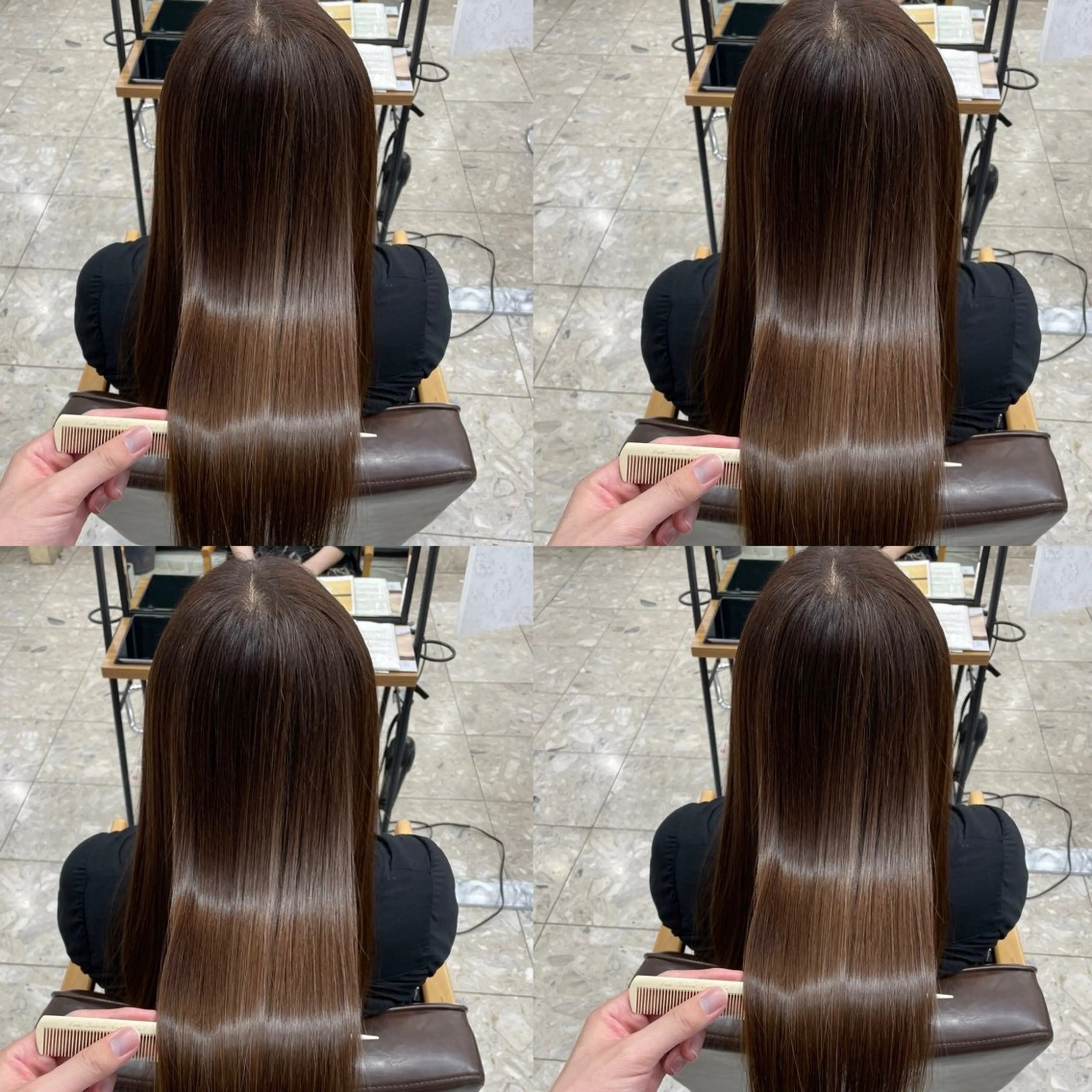 【ケア髪質改善クーポン💍】カット✂️➕髪質改善縮毛矯正🔮➕髪質改善トリートメント💠¥33000→¥20900の写真