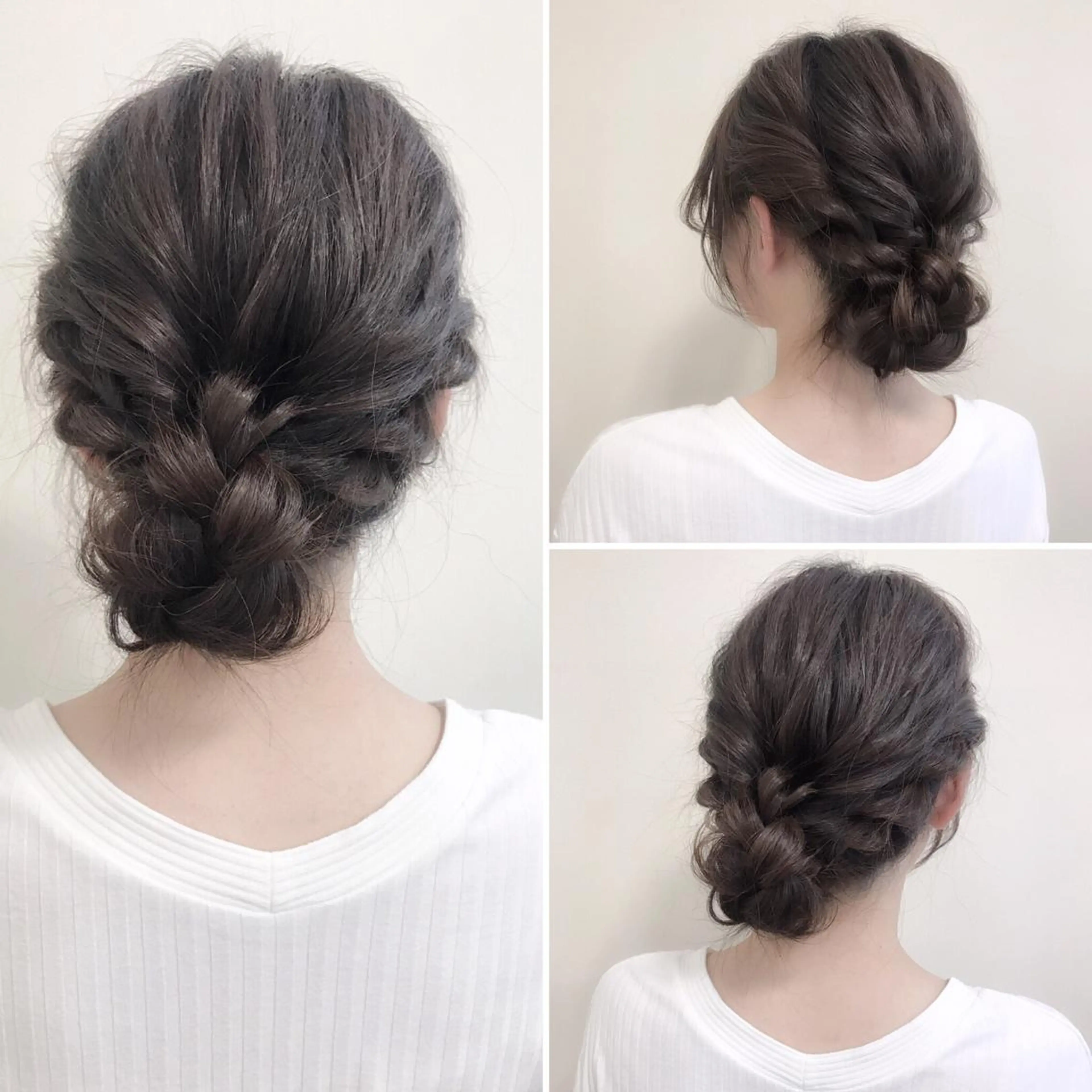 ロング ヘアアレンジ 三つ編み 沢田 瞳のヘアスタイル