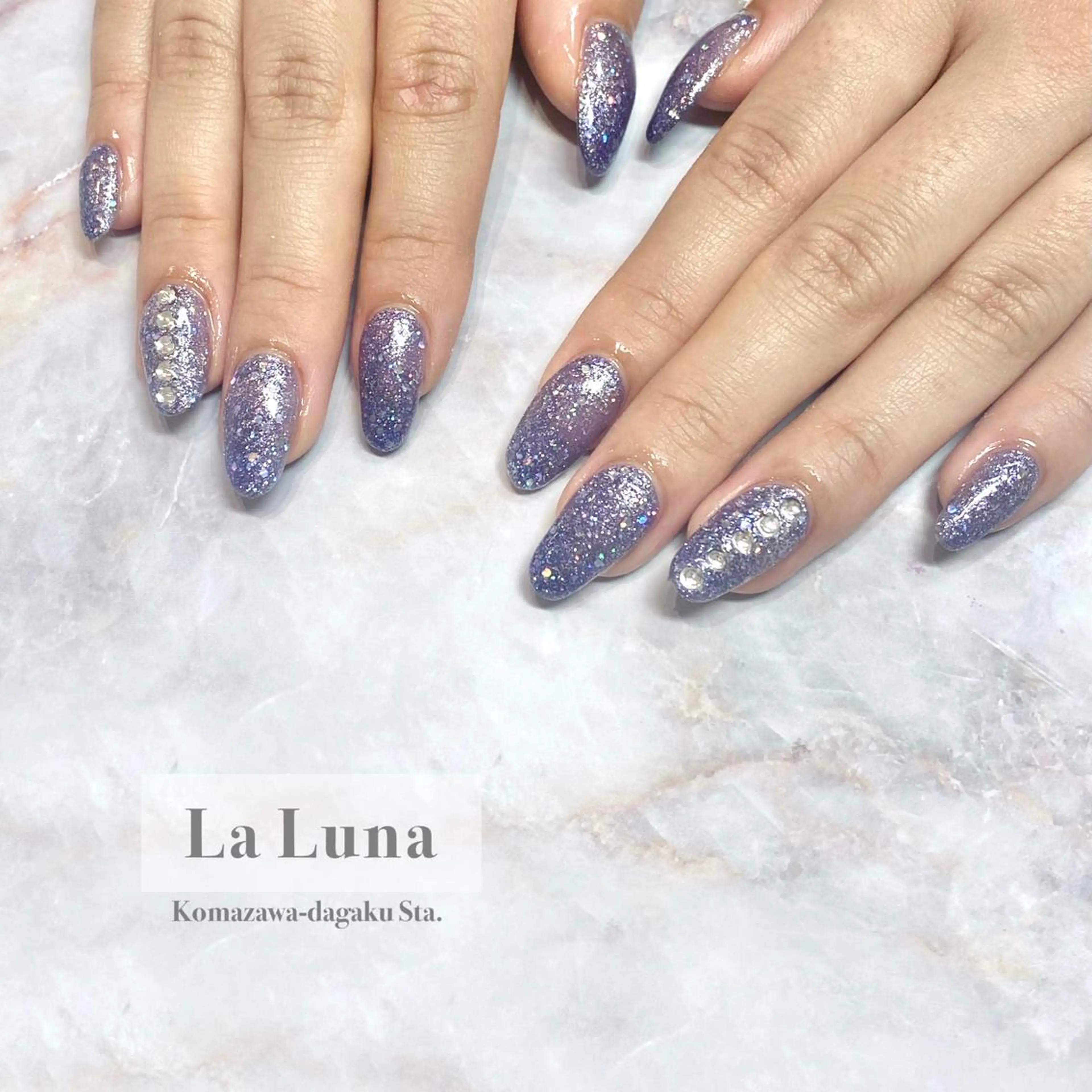 ネイル ワンカラーネイル ＬａＬｕｎａ🌙 natsukiのネイルデザイン