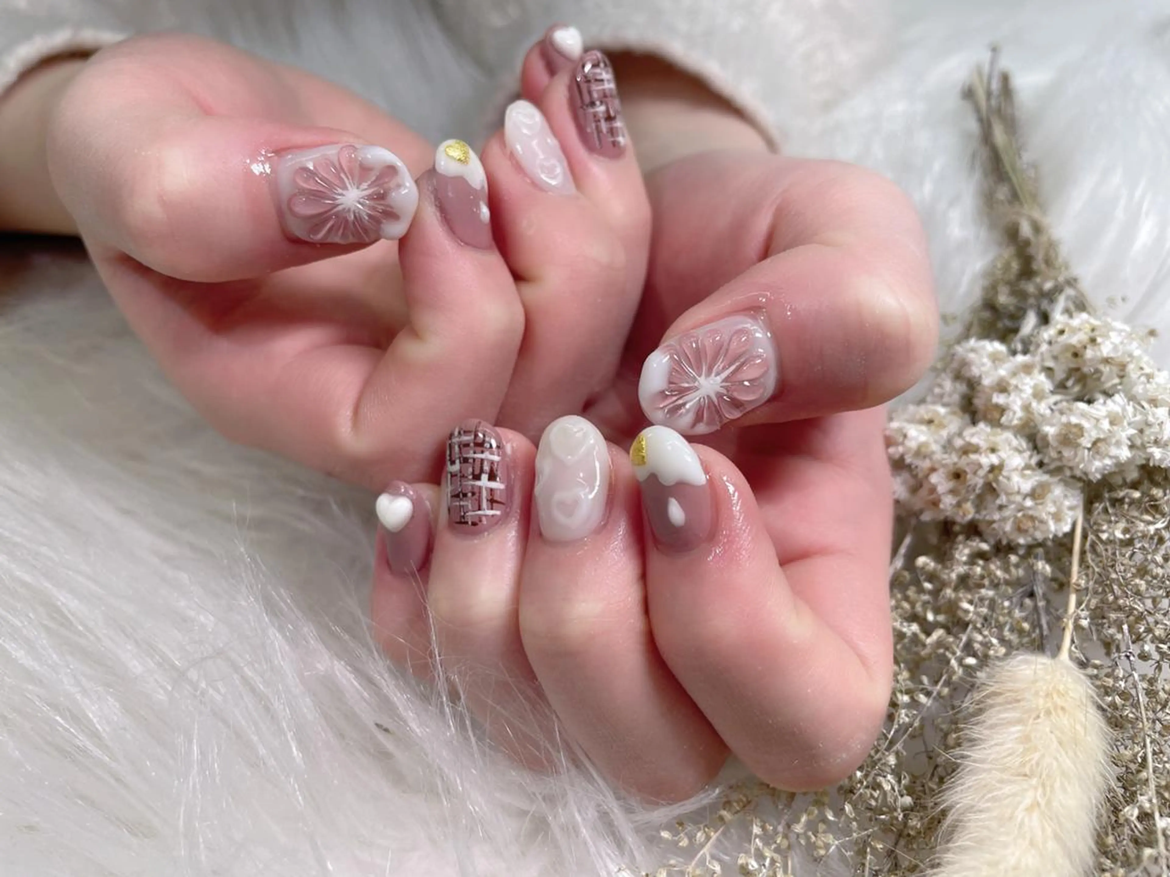 ネイル 💅ネイルサロン ブラン🌈かすみのネイルデザイン