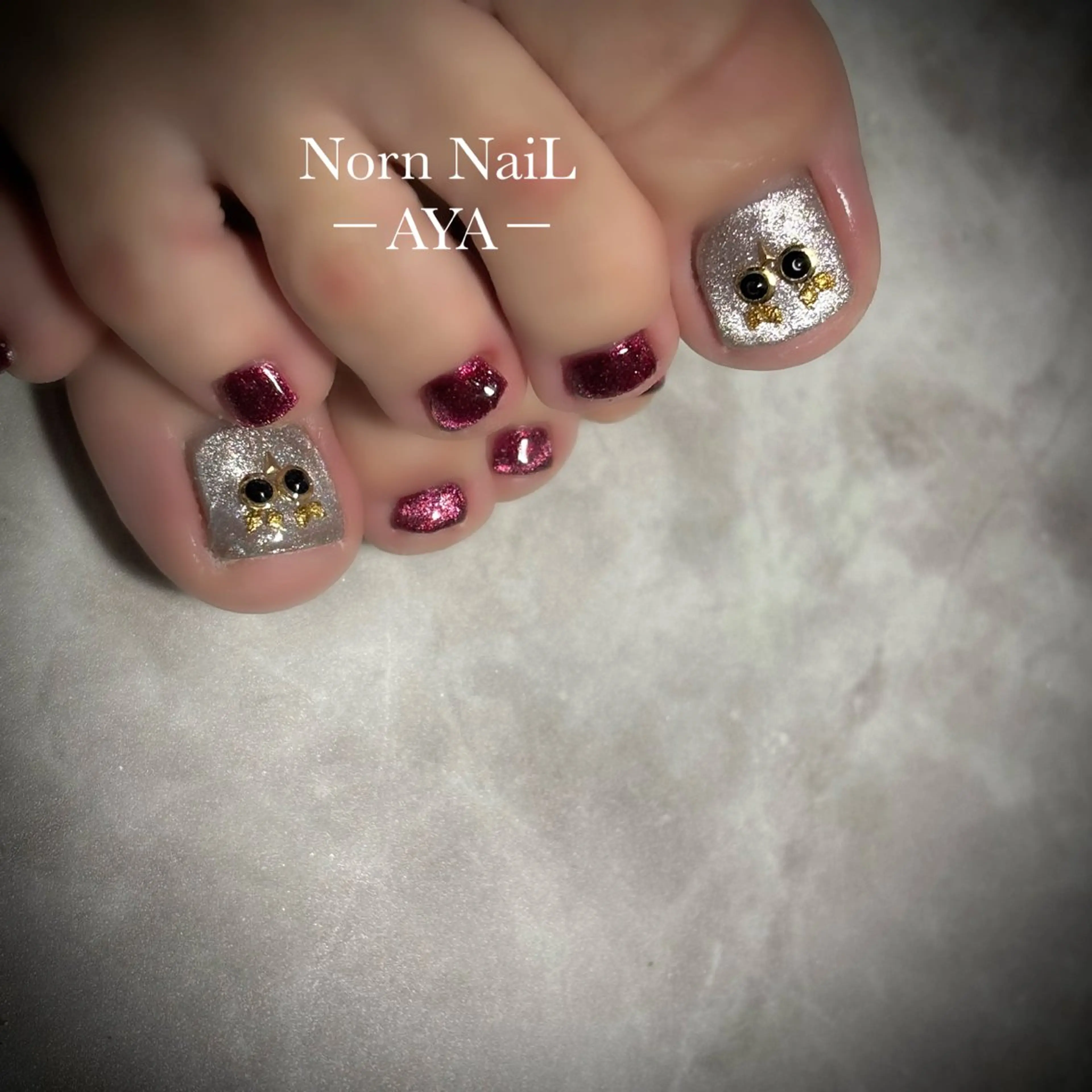 ネイル フットネイル U Ayaのネイルデザイン