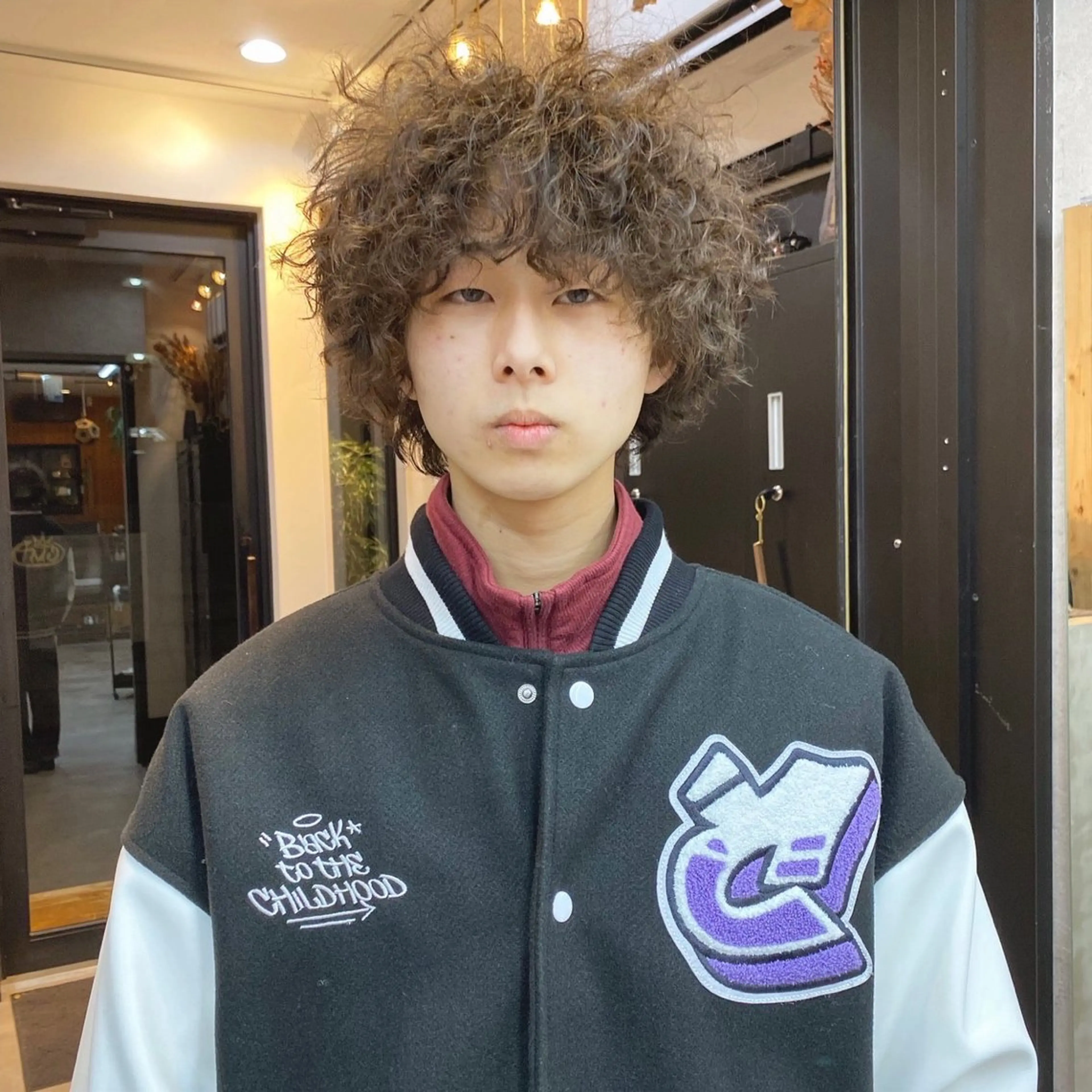 ショート パーマ メンズ カット パーマ トリートメント ダウンパーマ 【sity.ザイク】のヘアスタイル