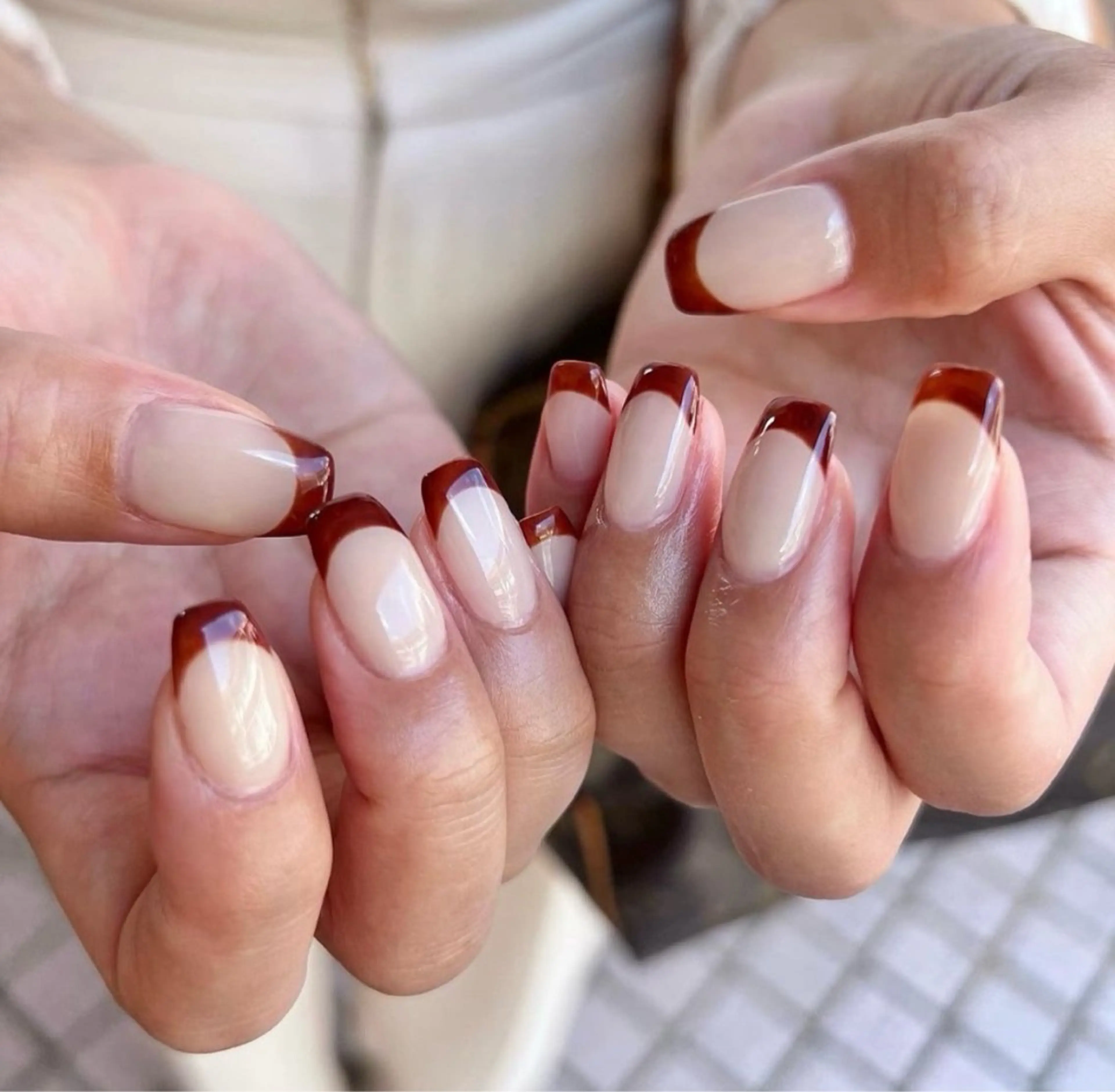 ネイル フレンチネイル ハンドネイル naily_ YUNAのネイルデザイン
