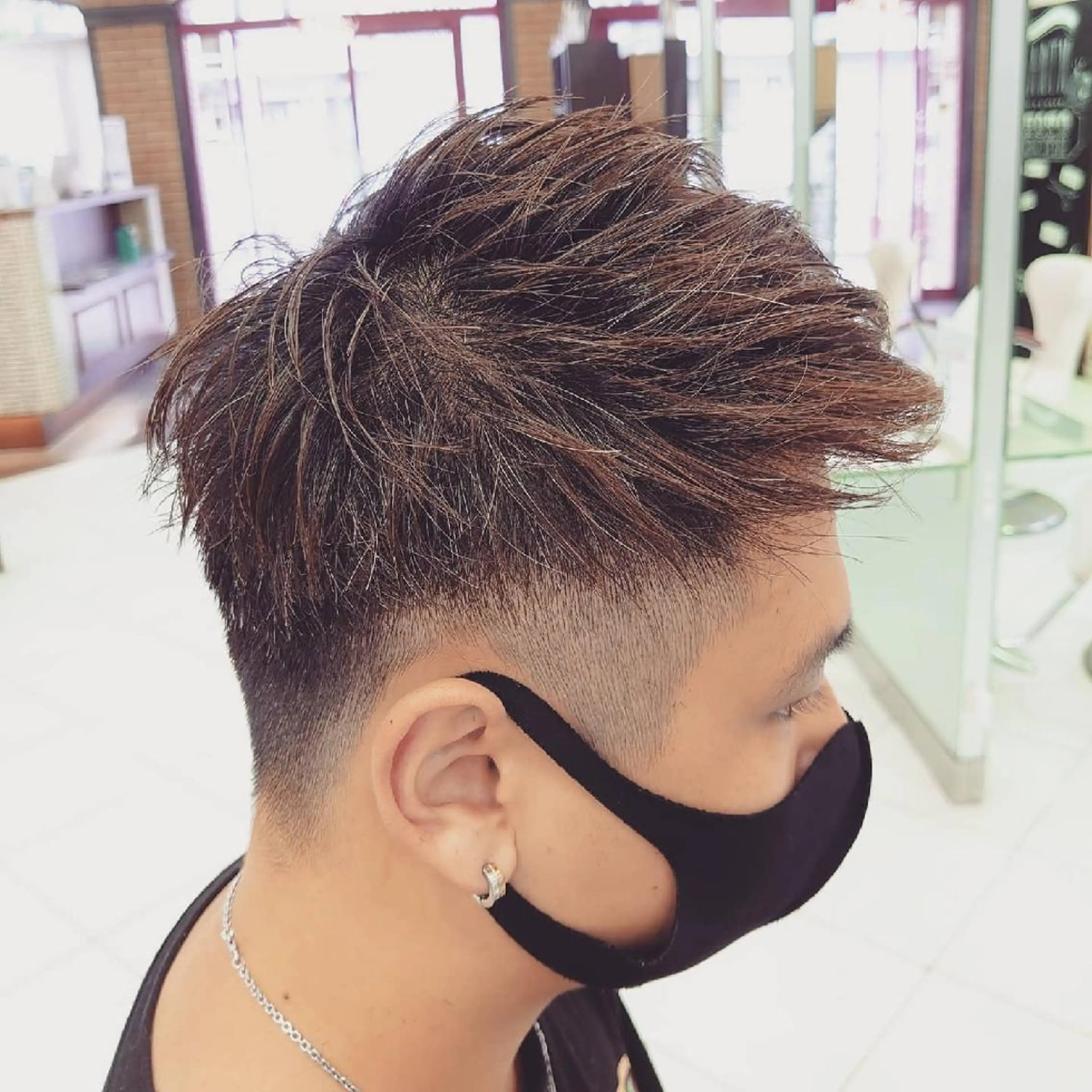 ショート ヘアアレンジ メンズ 刈り上げ ショートヘア 🐺一ノ瀬 凌 / デザインウルフ🐺のヘアスタイル