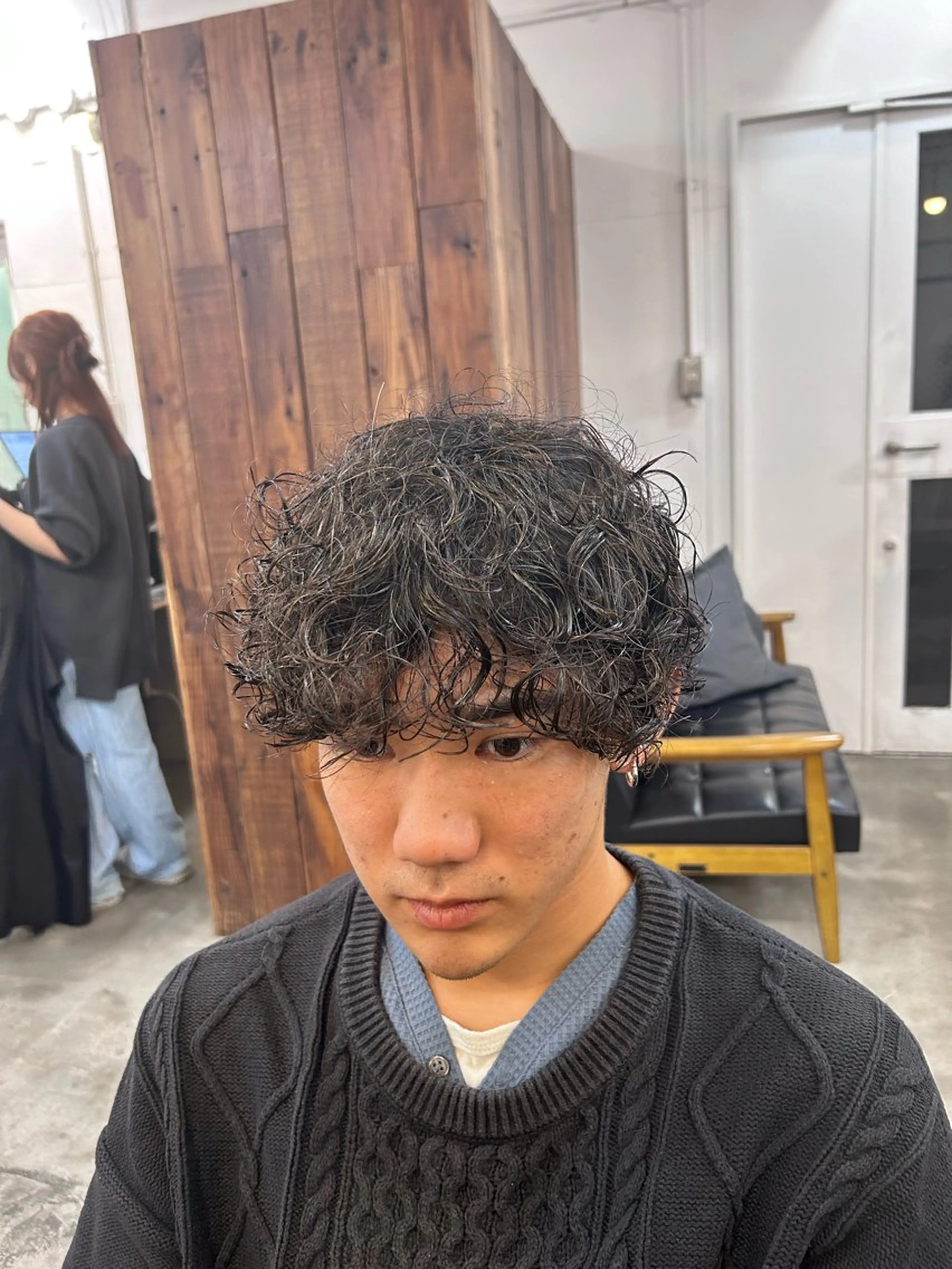 メンズ カット パーマ カットお任せ☆ 毎月２００名ご来店♪のヘアスタイル