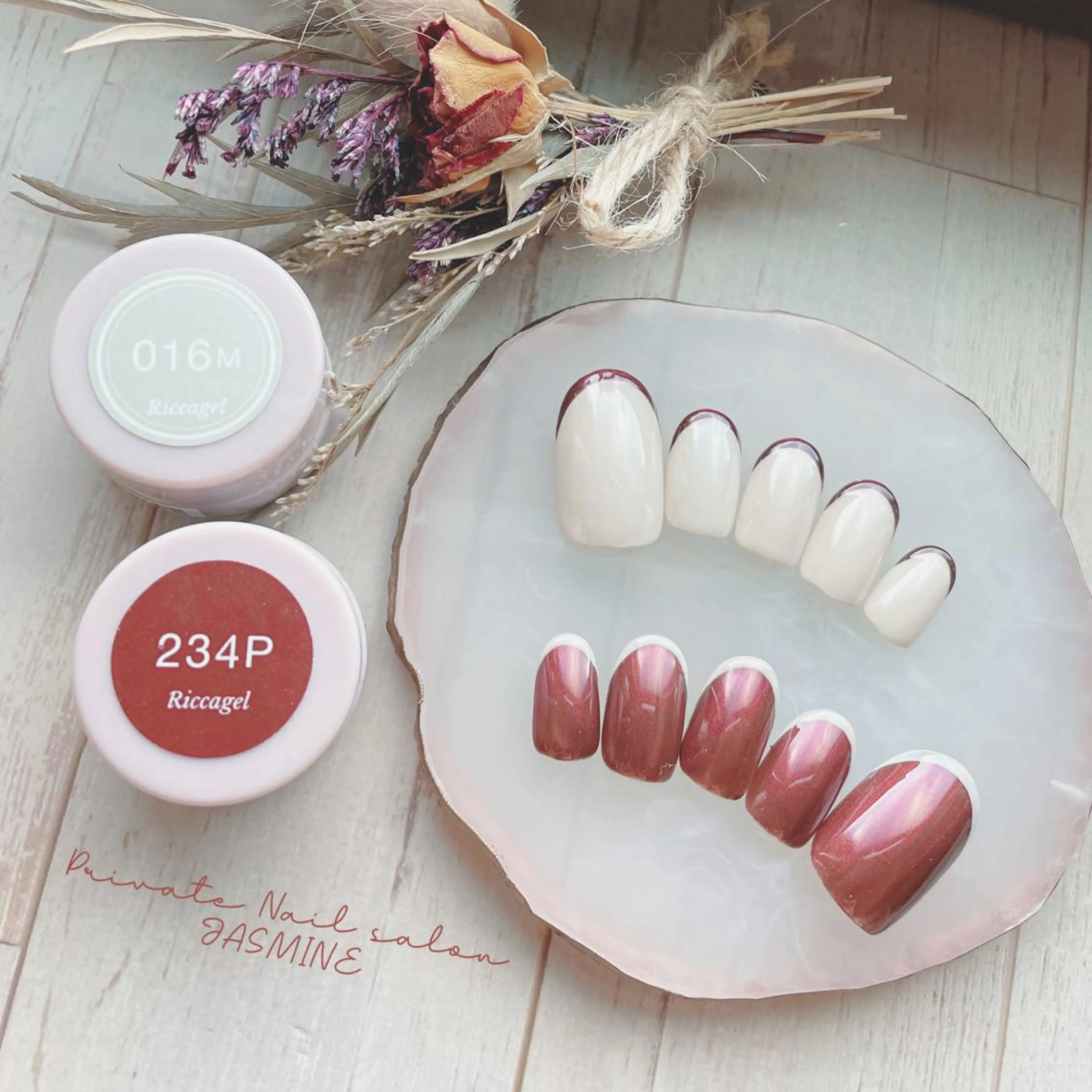 ネイル フレンチネイル シンプルネイル ハンドネイル Nail salon JASMINEのネイルデザイン