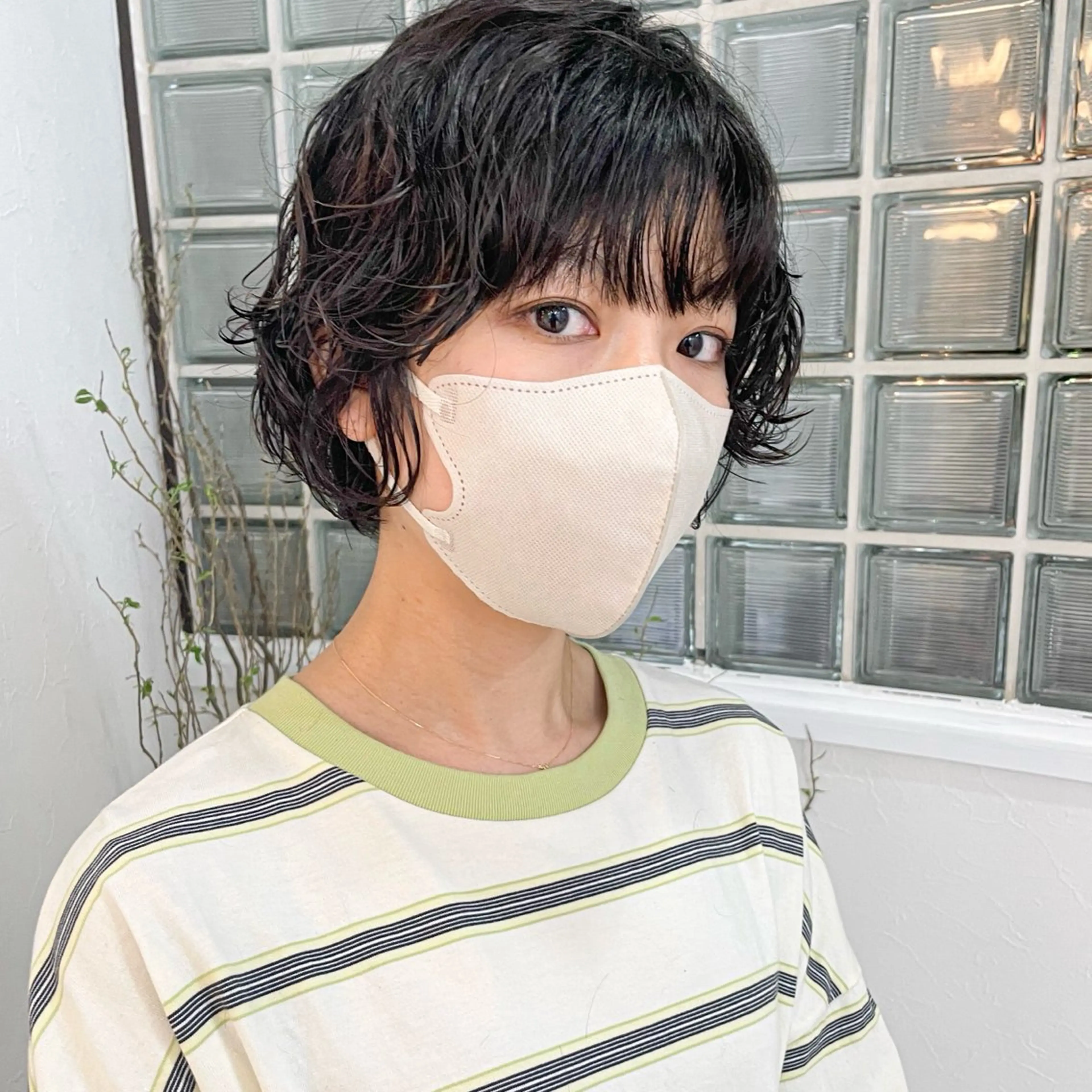 ショート パーマ カット パーマ YUKO/ 似合わせ韓国風パーマのヘアスタイル