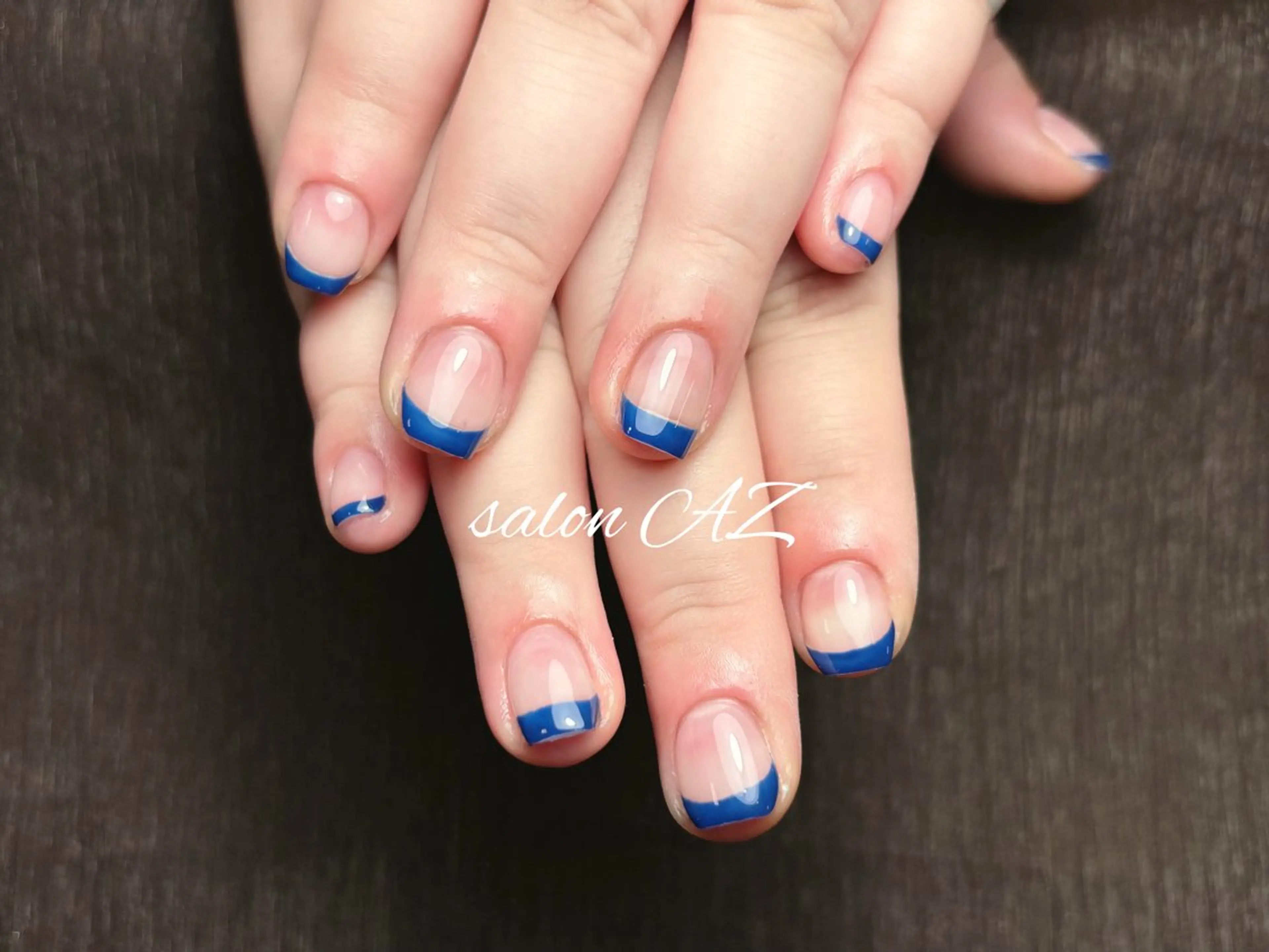 ネイル アートネイル 長さ出し フットネイル フレンチネイル ジェルネイル ハンドネイル salon AZのネイルデザイン