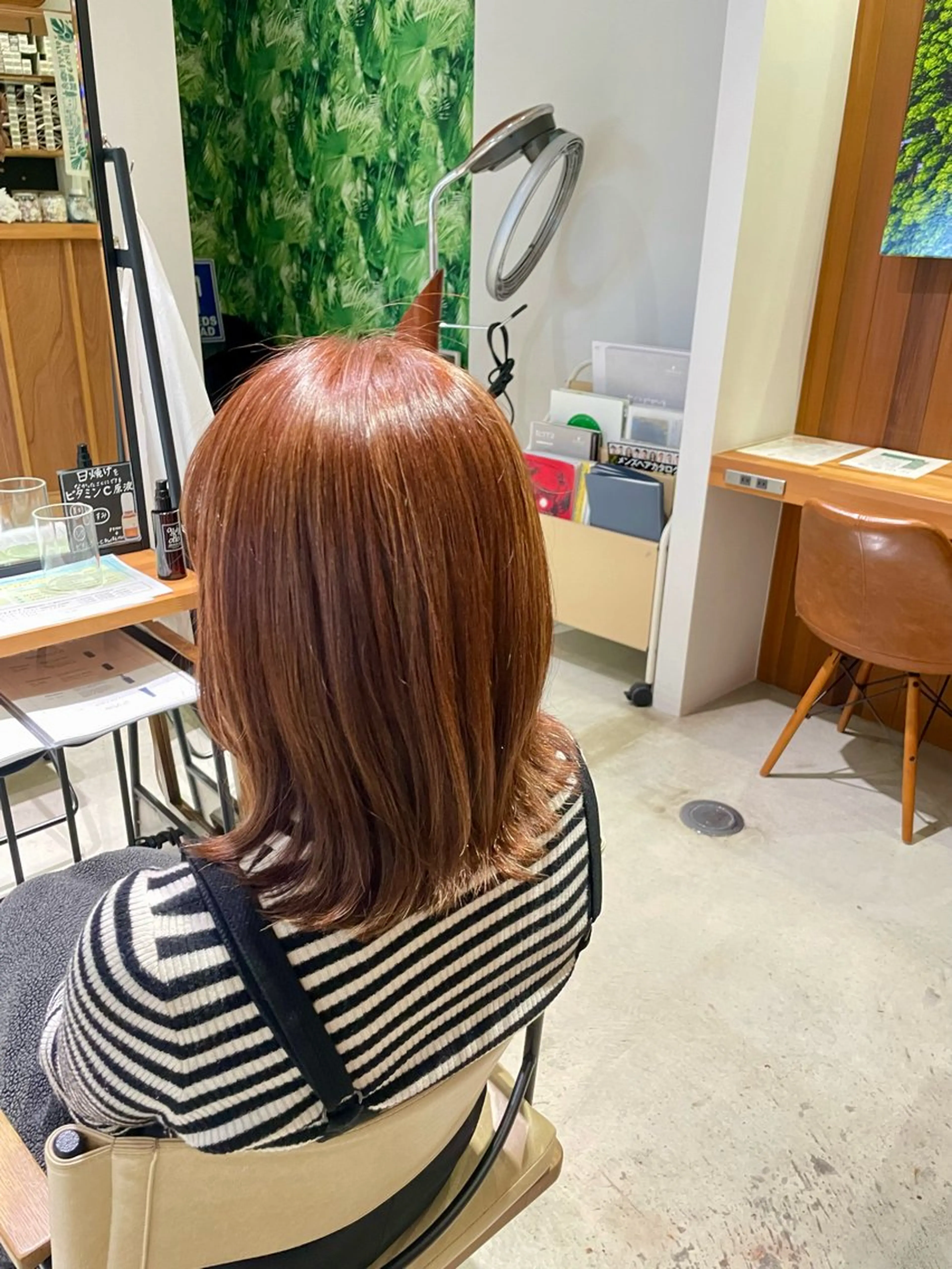 ミディアム カラー カット ヘアカラー PARAISO南公園店所属・パライソ南公園店 中根 奈緒のヘアスタイル