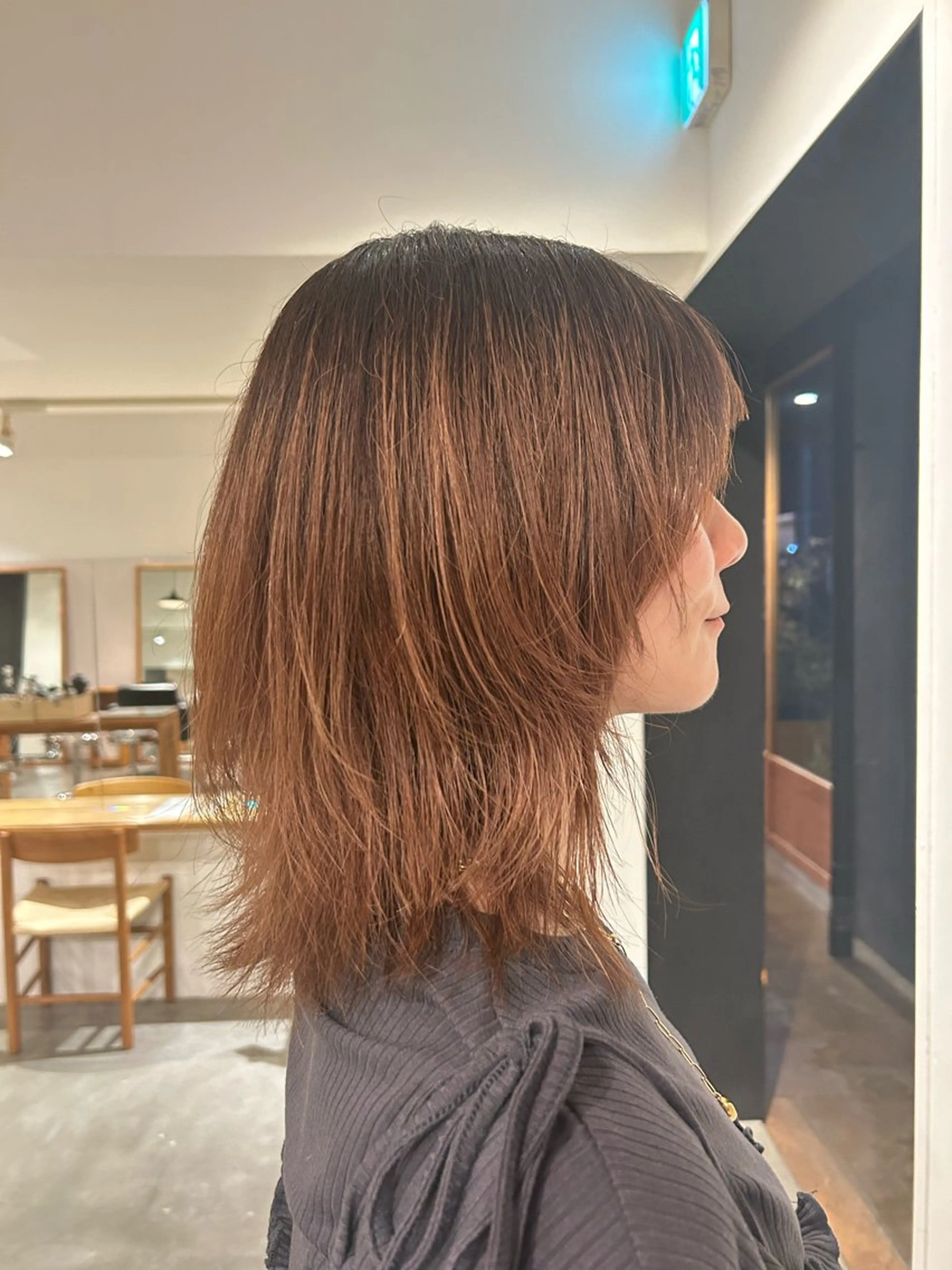 ミディアム 瀧浪 優大のヘアスタイル