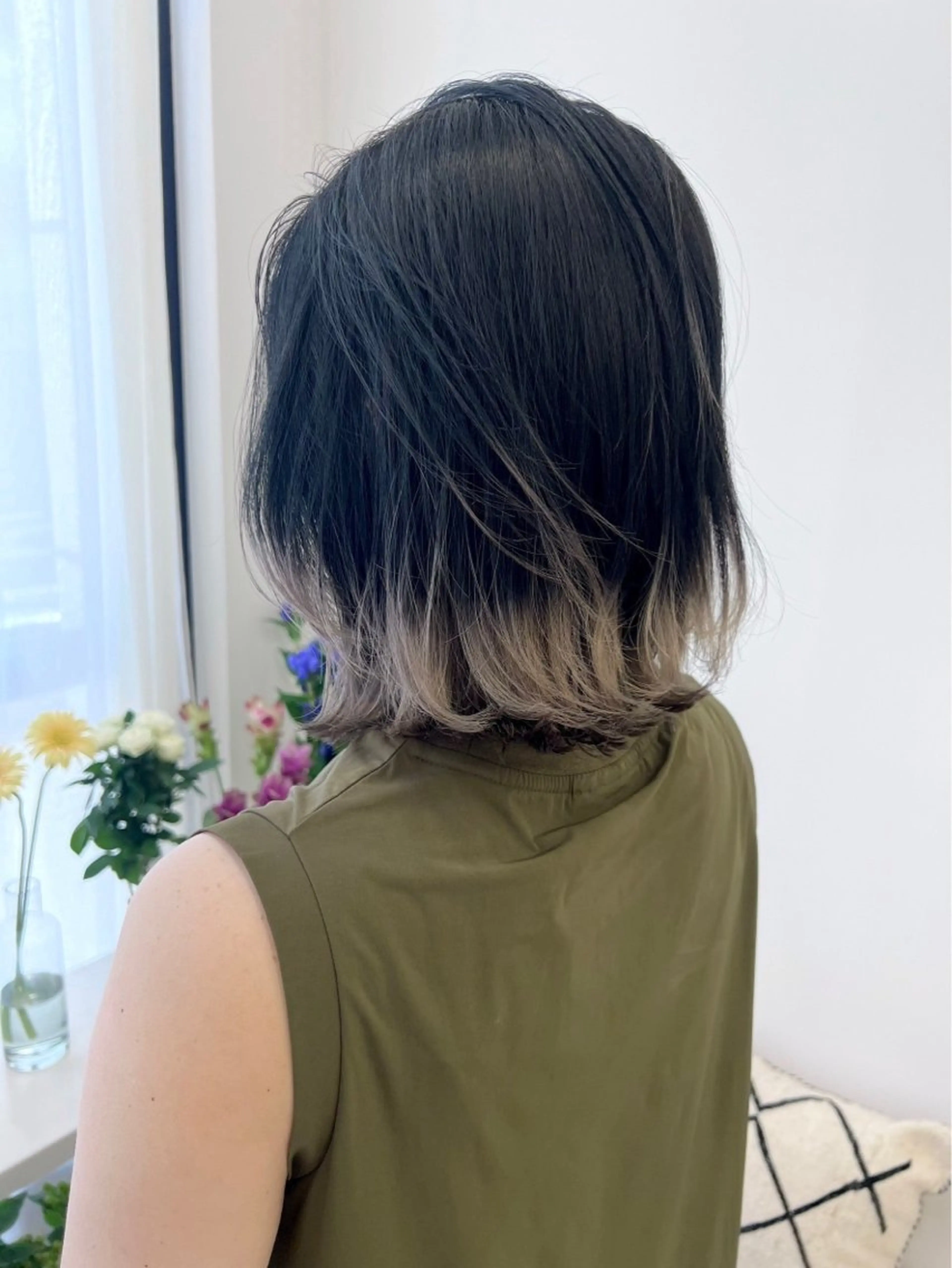 ミディアム カラー 🌸花屋併設🌸寺島 秀美のヘアスタイル