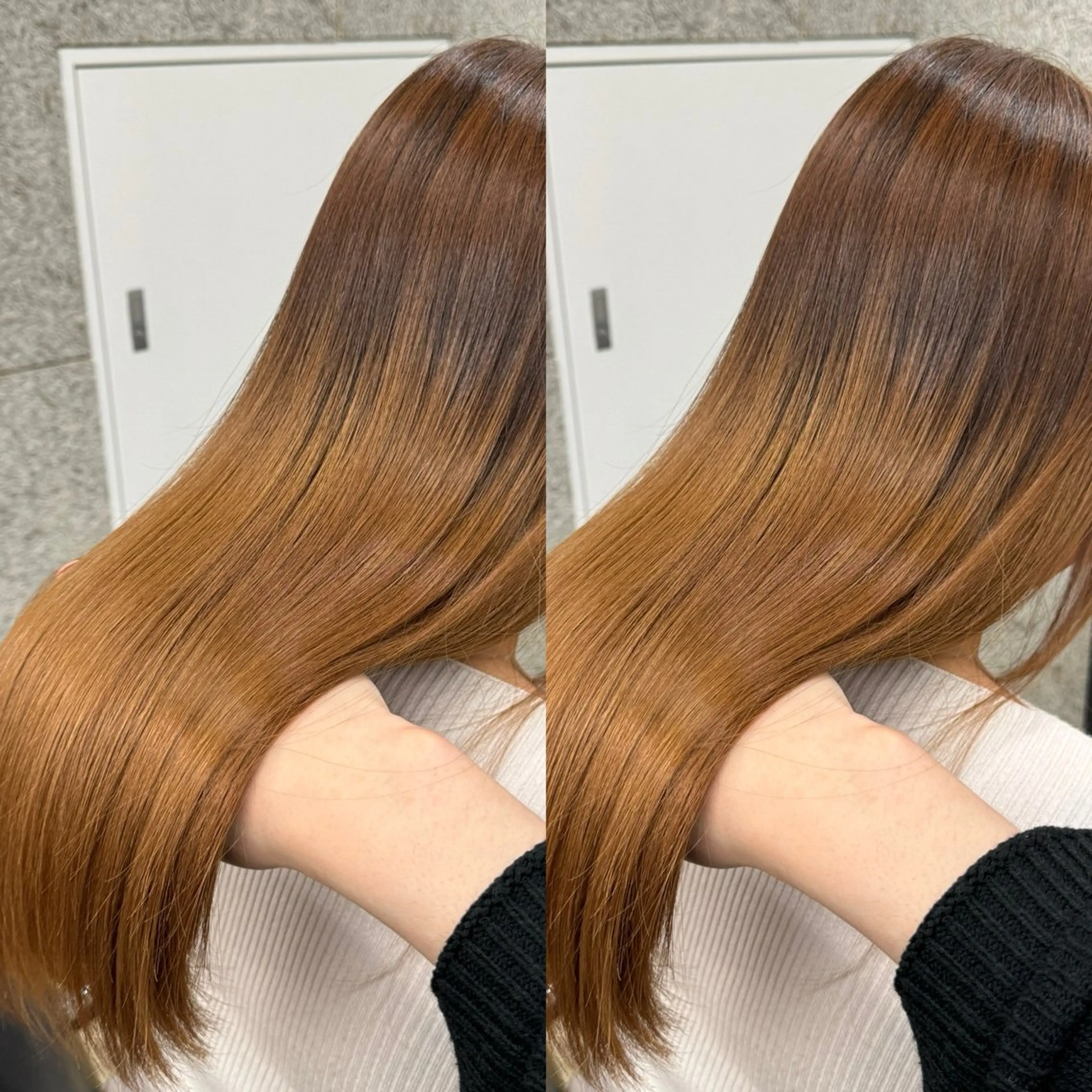 ロング カット 縮毛矯正 トリートメント WERULE pivot cross店所属・髪質改善/岡崎 亮のヘアスタイル