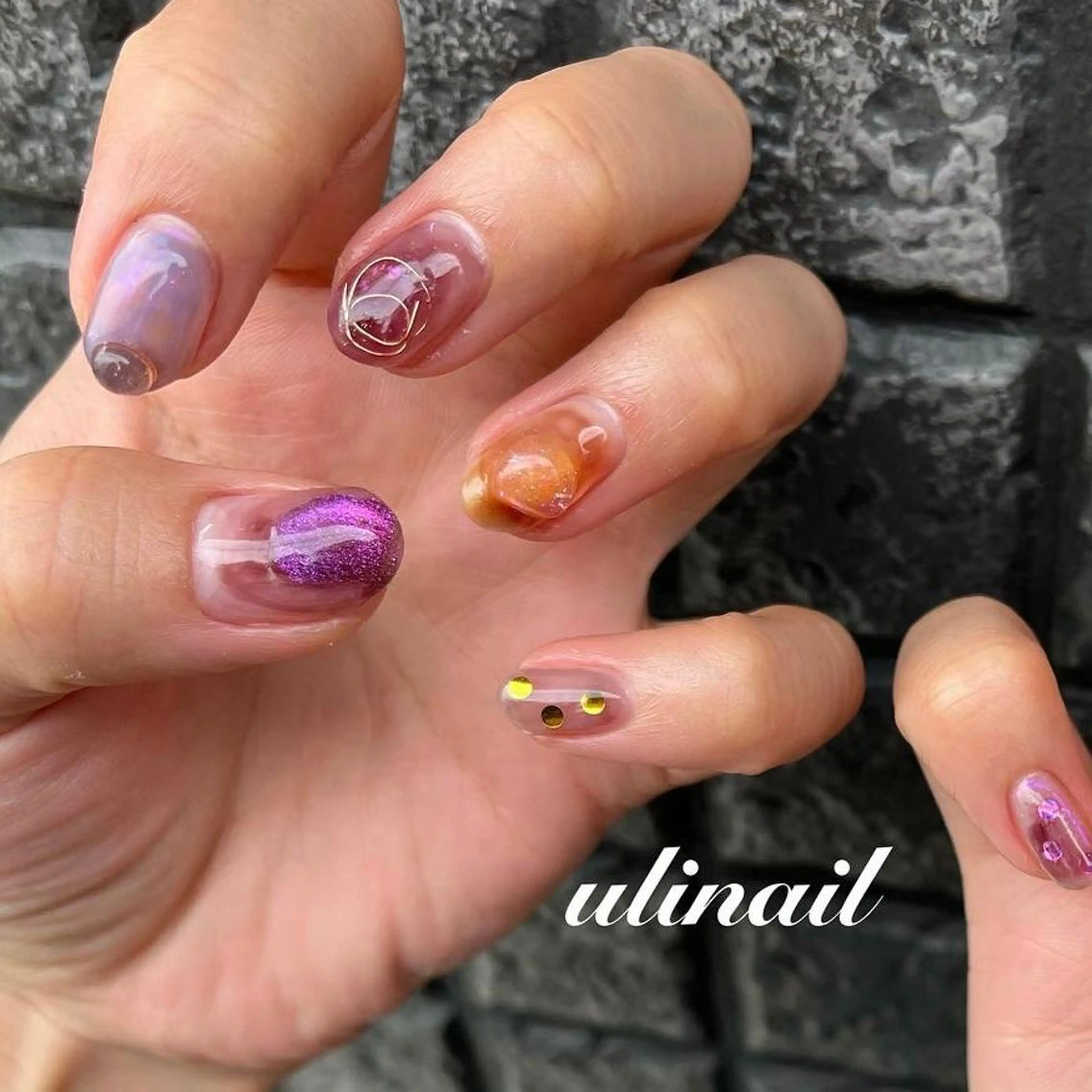 ハンドネイル ulinail （ウリネイル）のネイルデザイン