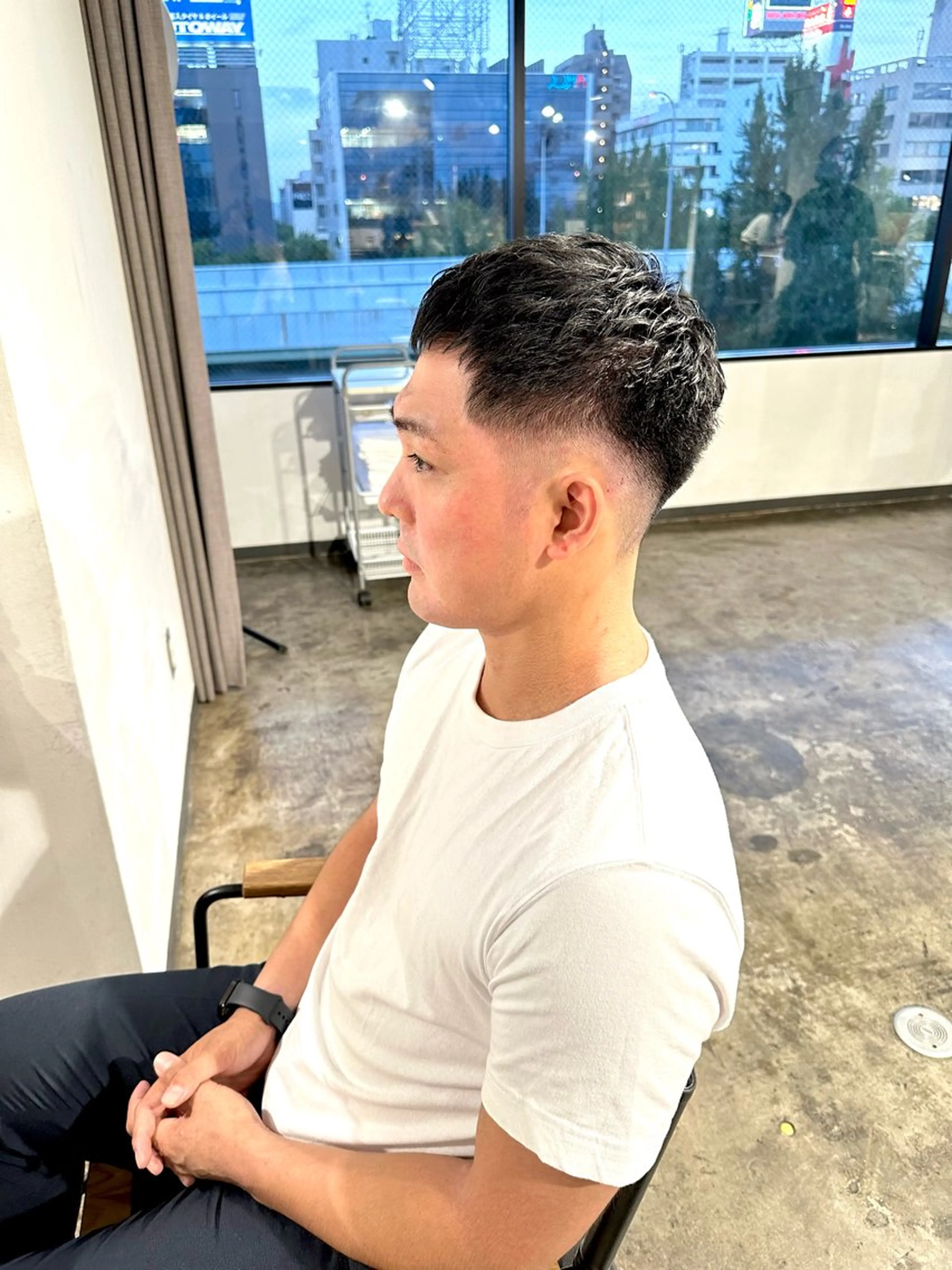 メンズ フェードカット スパイキーショート カット 骨格補正施術/メンズ 専門美容師/YUYAのヘアスタイル